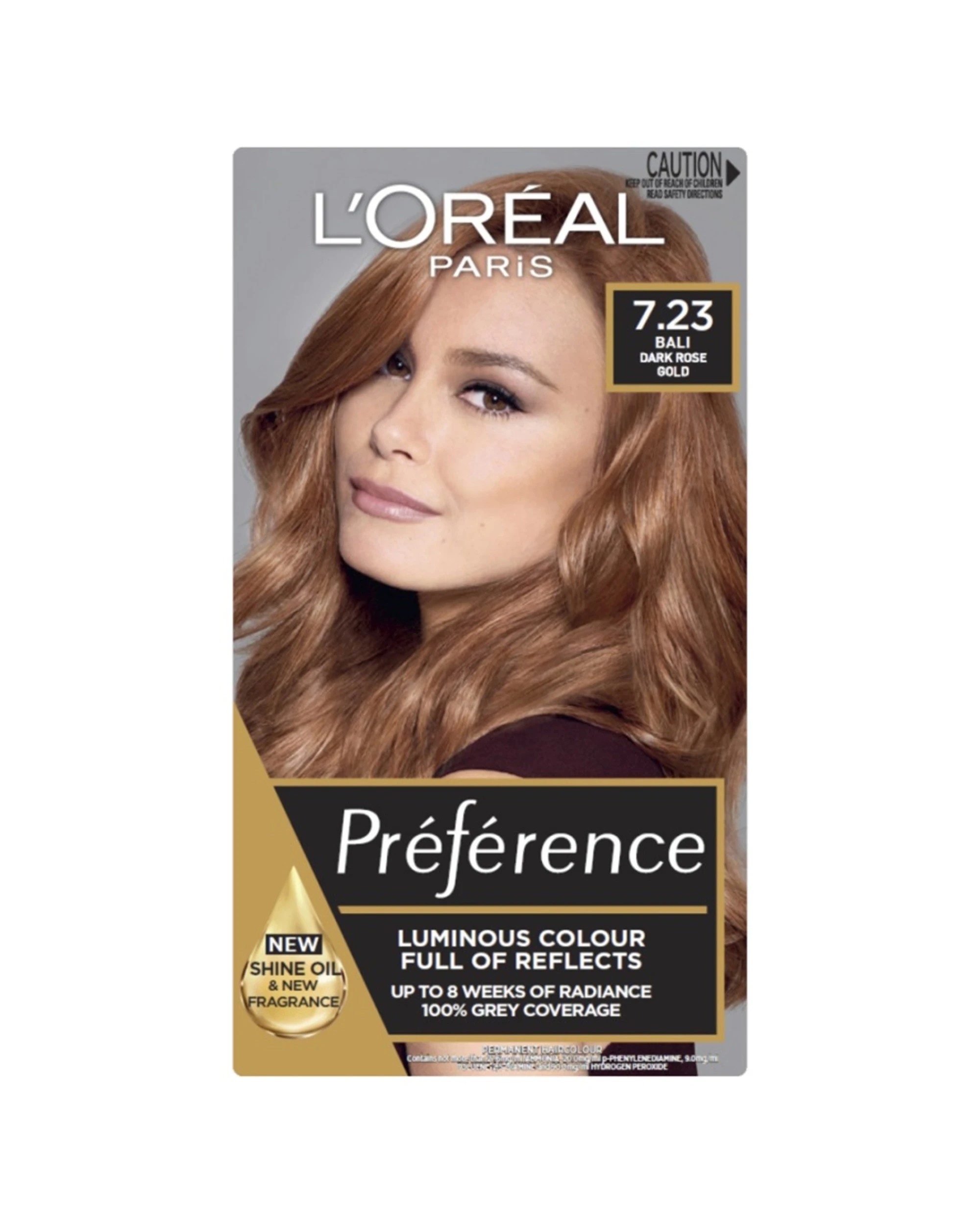 1 Loreal Preference 7.23 Dark Rose Gold, 1 of 1
