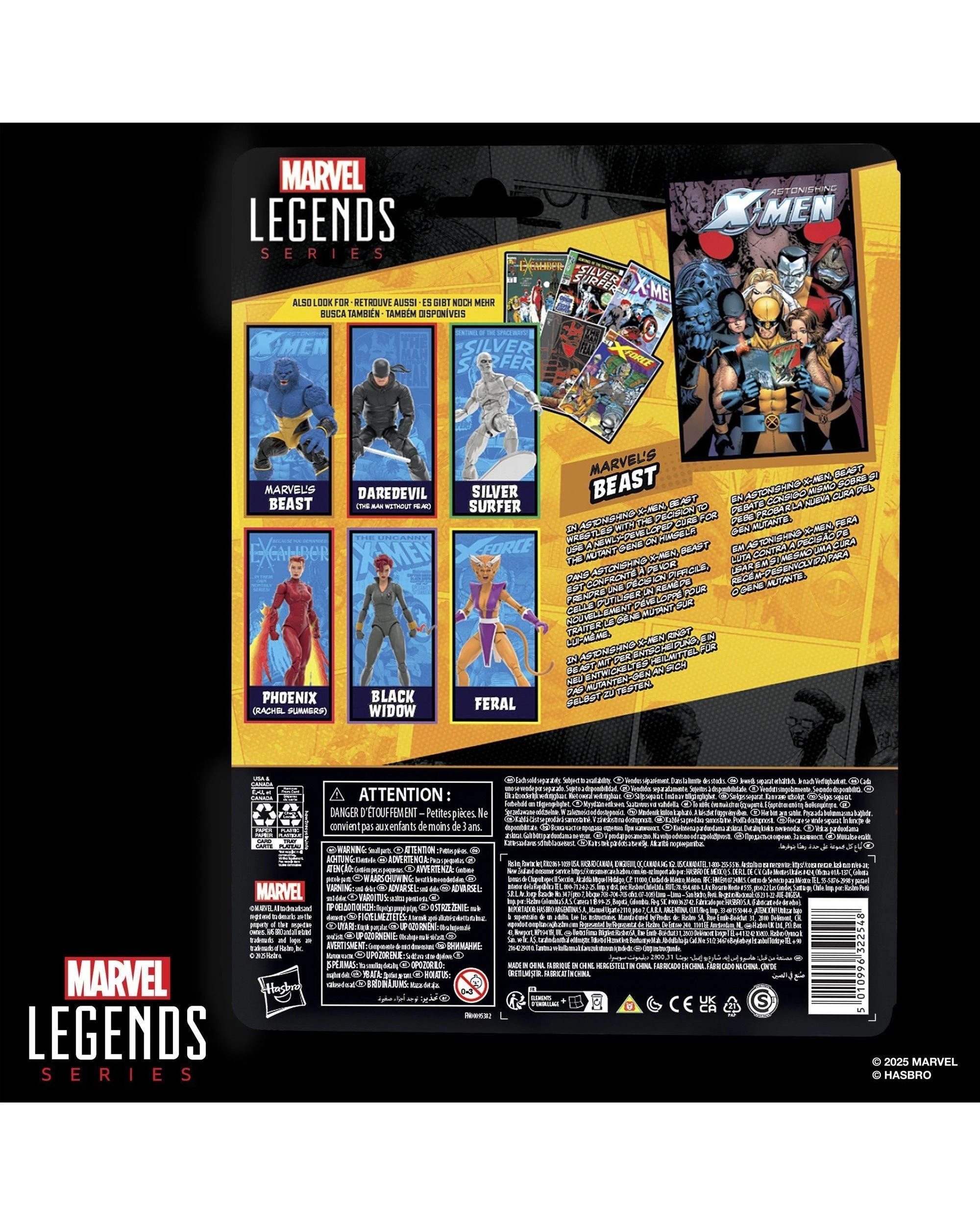 10 Marvel Legends Series Astonishing X-Men Marvel's Beast Action Figure, 10 of 10