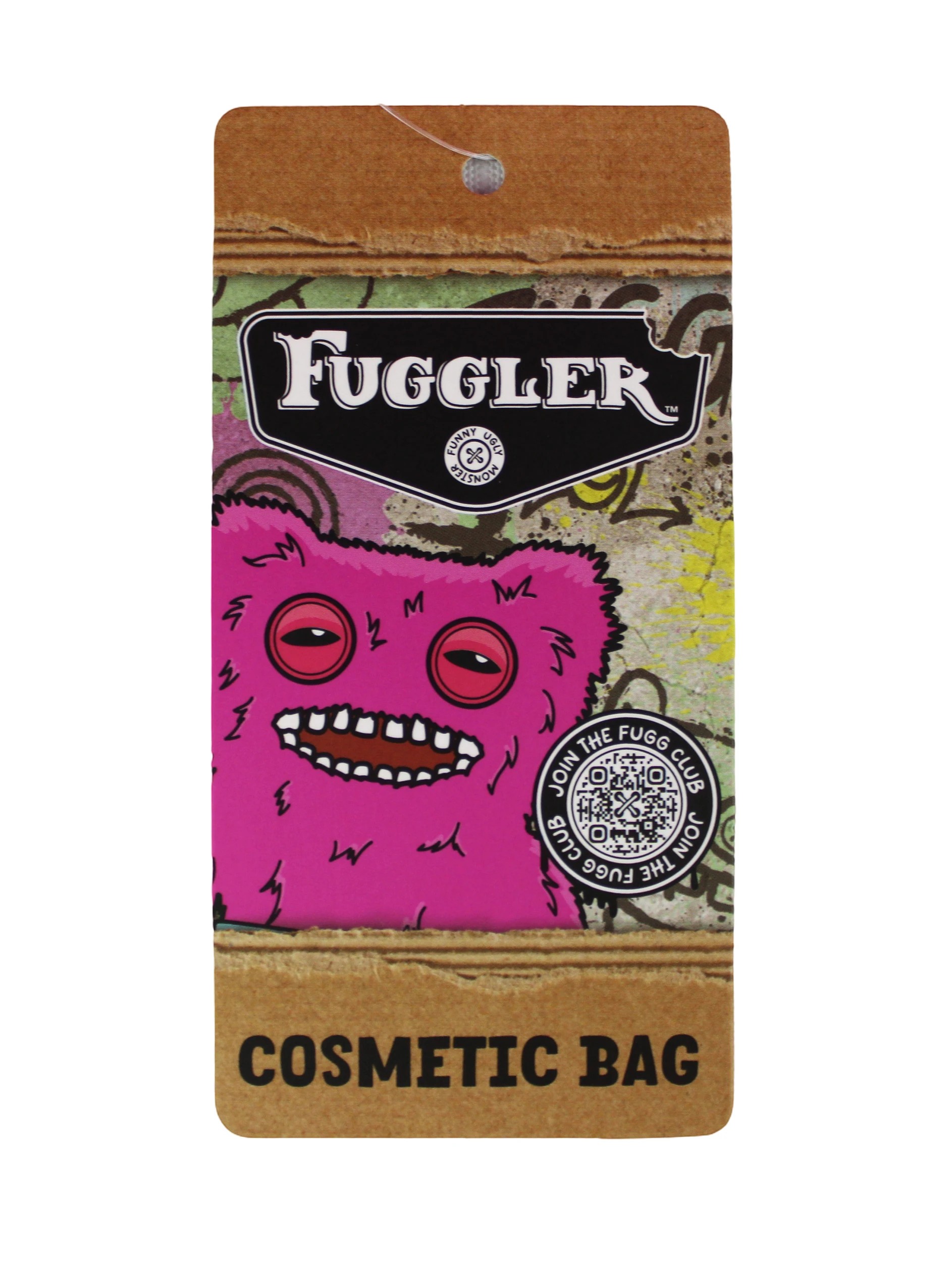 3 Fuggler Train Plush Cosmetic Case - Pink, 3 of 4
