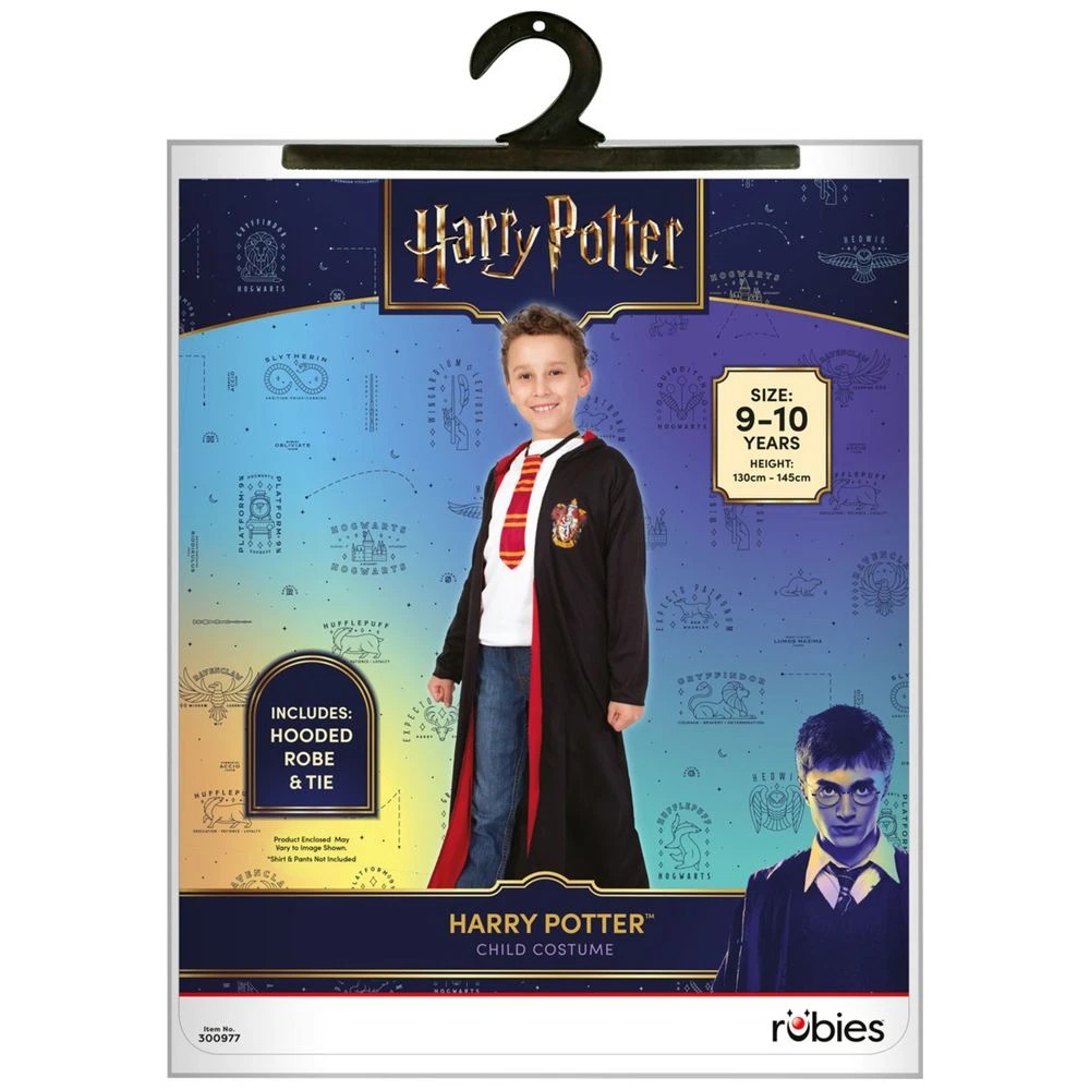 4 Rubies Harry Potter Costume 9-10 Years, 4 of 4