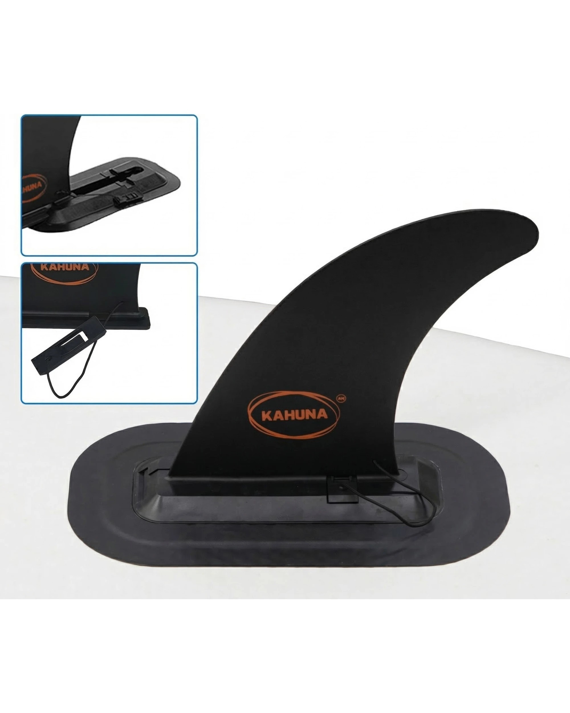 2 Kahuna Hana Replacement iSUP Stand Up Paddleboard Fin - Black, 2 of 5