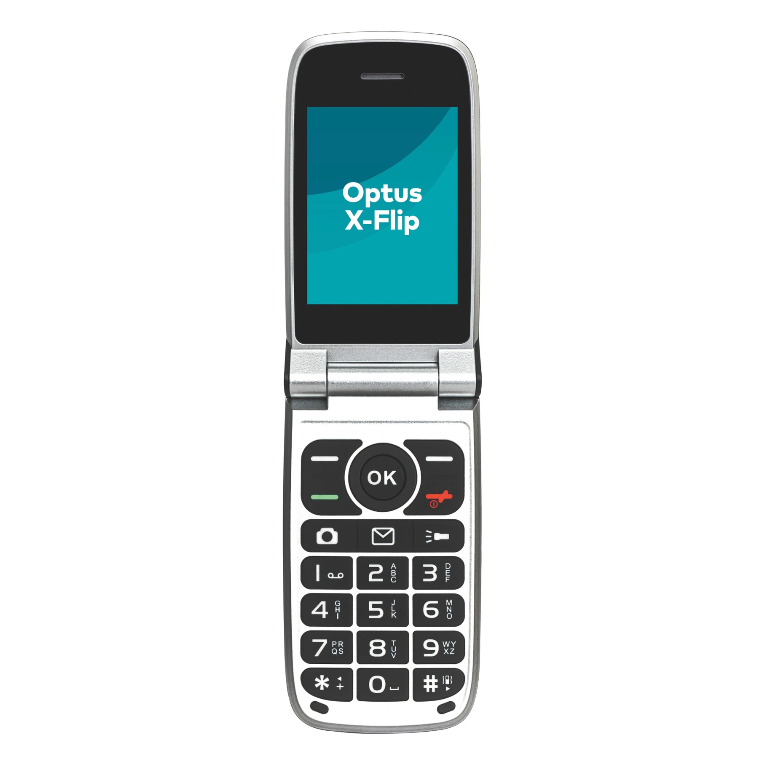 1 Optus X Flip 4G Bundle - Black, 1 of 4