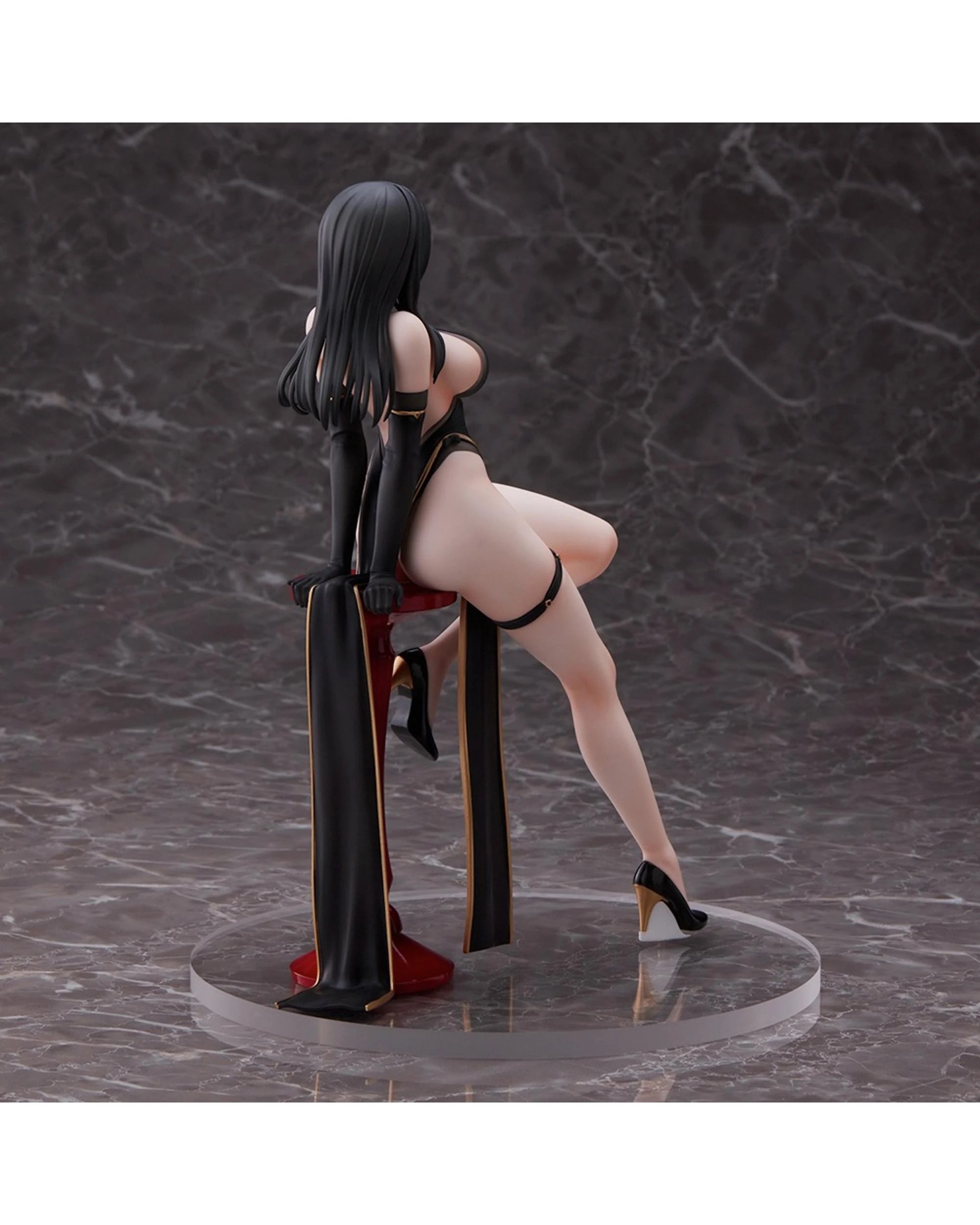 5 Hayabusa Illustration Black China Dress-Chan Figure, 5 of 10