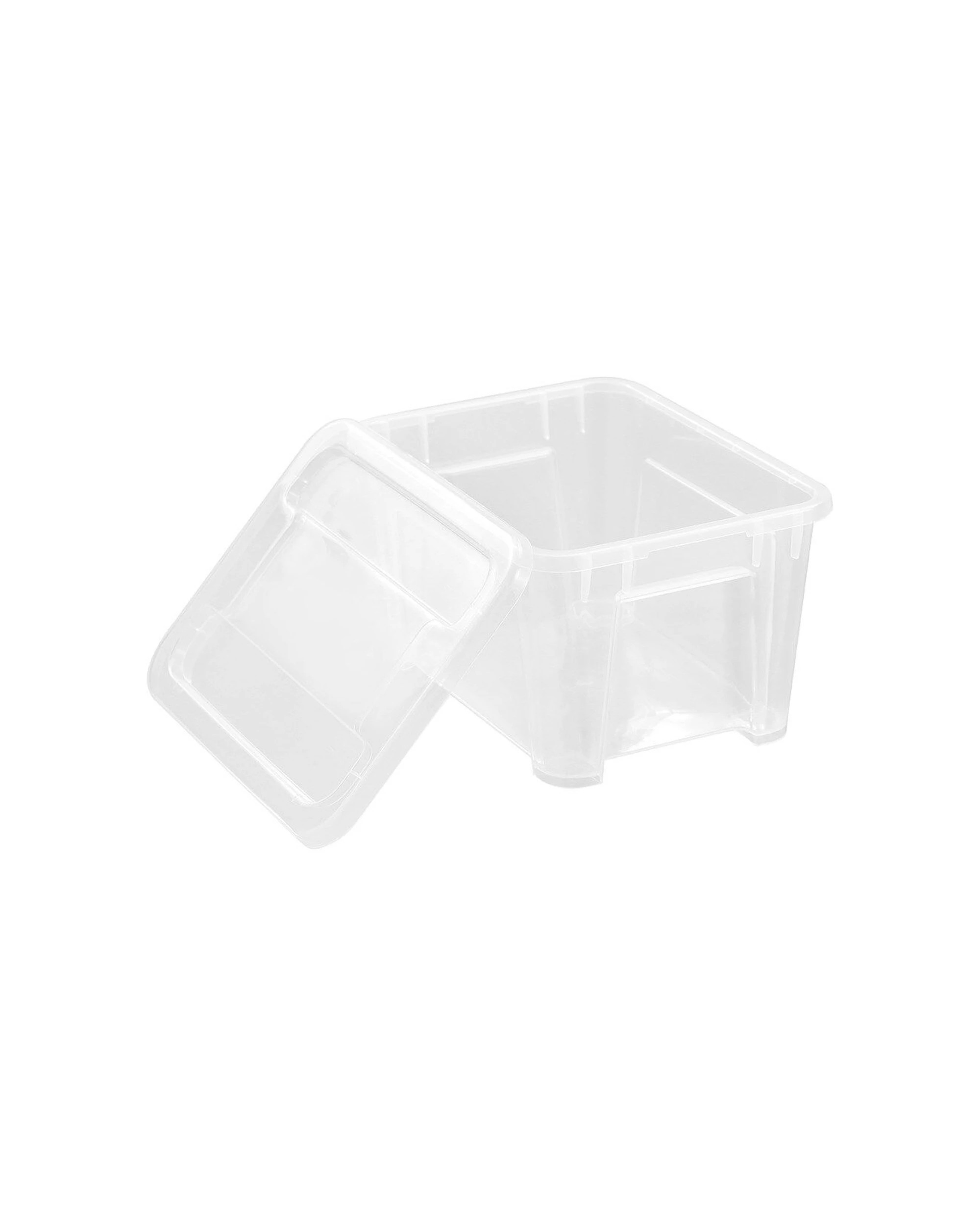 3 BOXSWEDEN Nic-Nac Storage Container Essentials 4Pc 2.5L Stackable Plastic
 - plain, 3 of 9