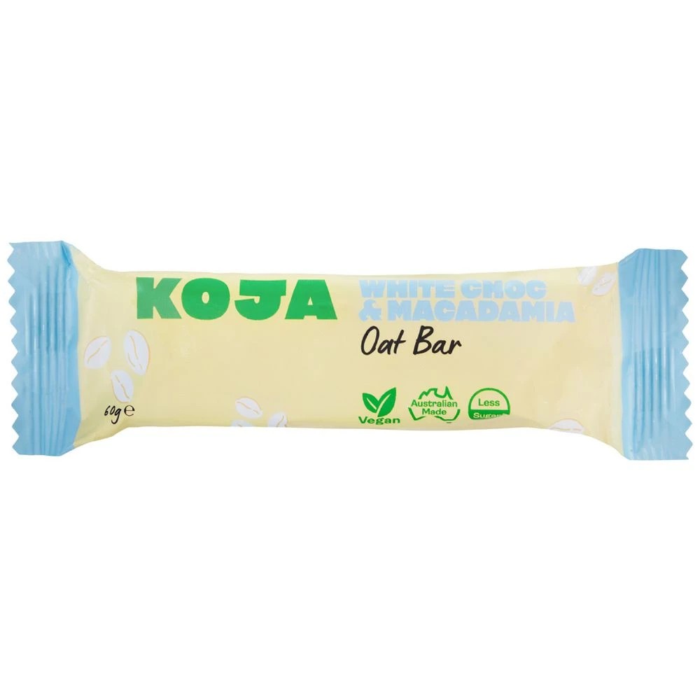 1 Koja Oat Bar White Chocolate & Macadamia 60g, 1 of 2