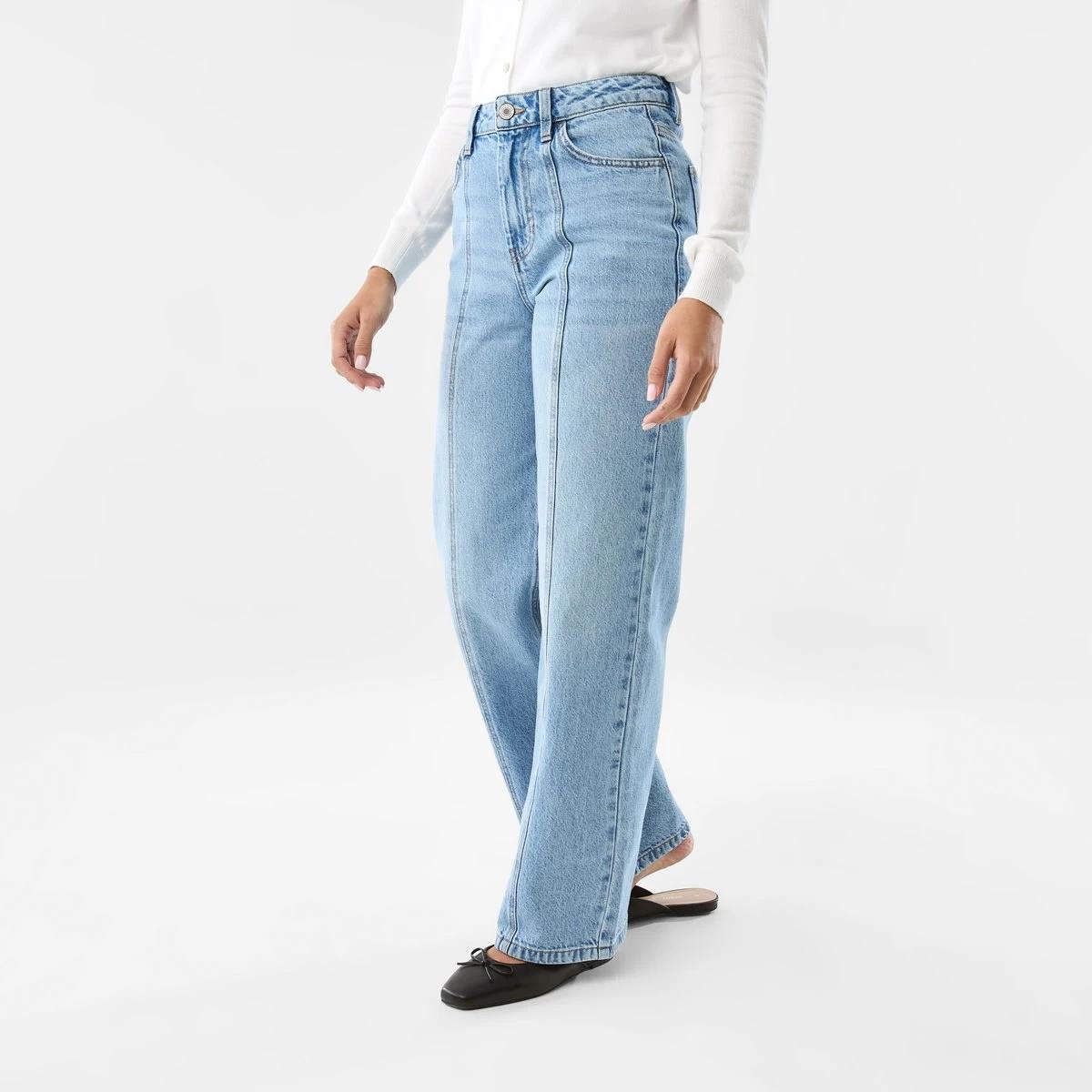4 Seam Front Jeans LIGHT WASH DENIM, 4 of 7