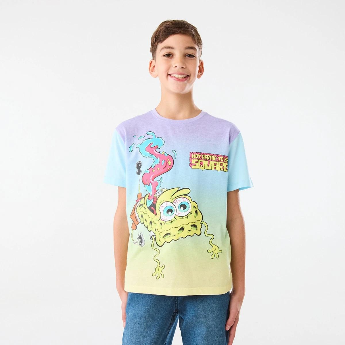 1 Short Sleeve SpongeBob SquarePants License T-shirt Spongebob, 1 of 8