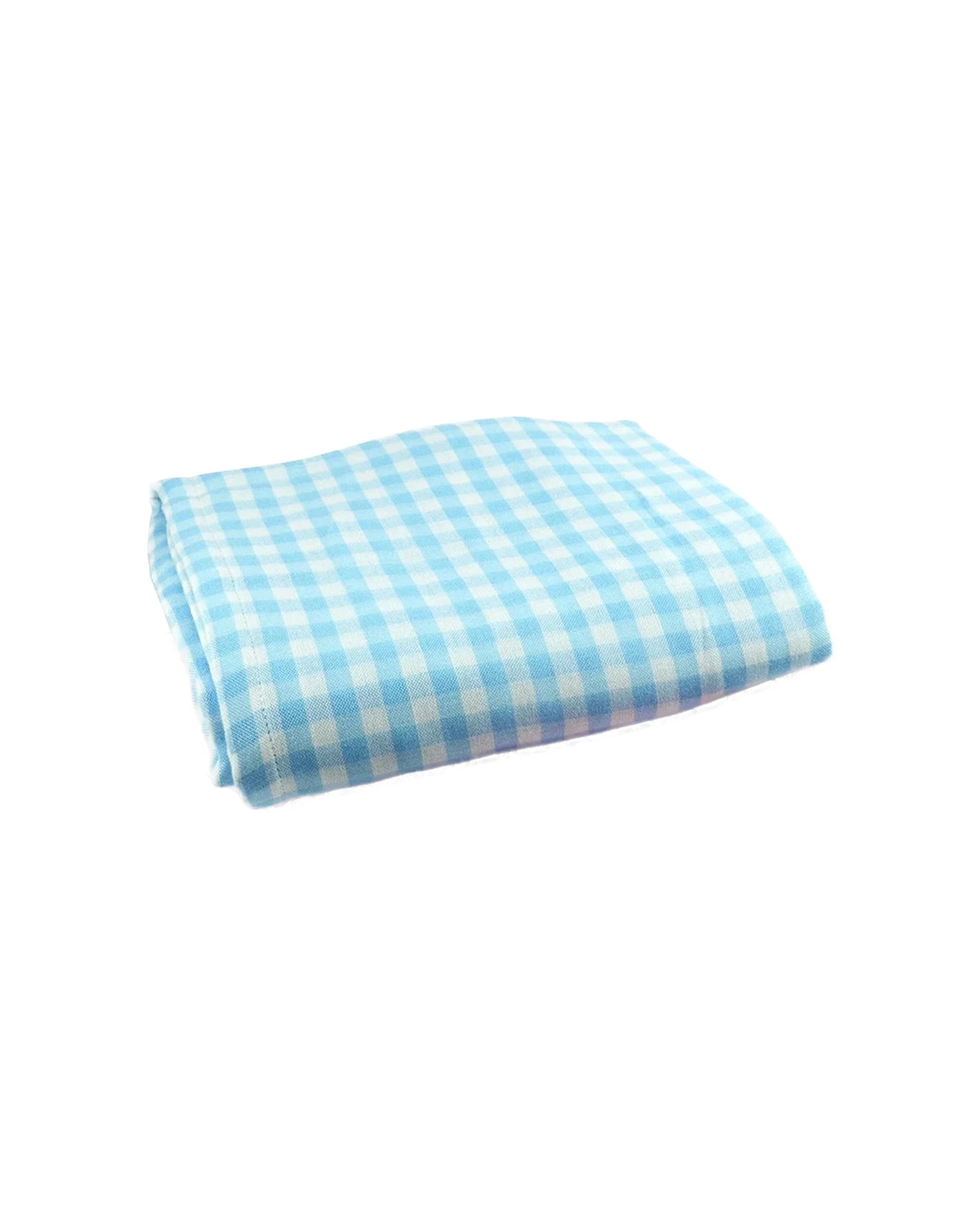 1 Cotton More Bamboo Baby Swaddle Blanket Muslin Wrap Burping Cloth - Blue, 1 of 1