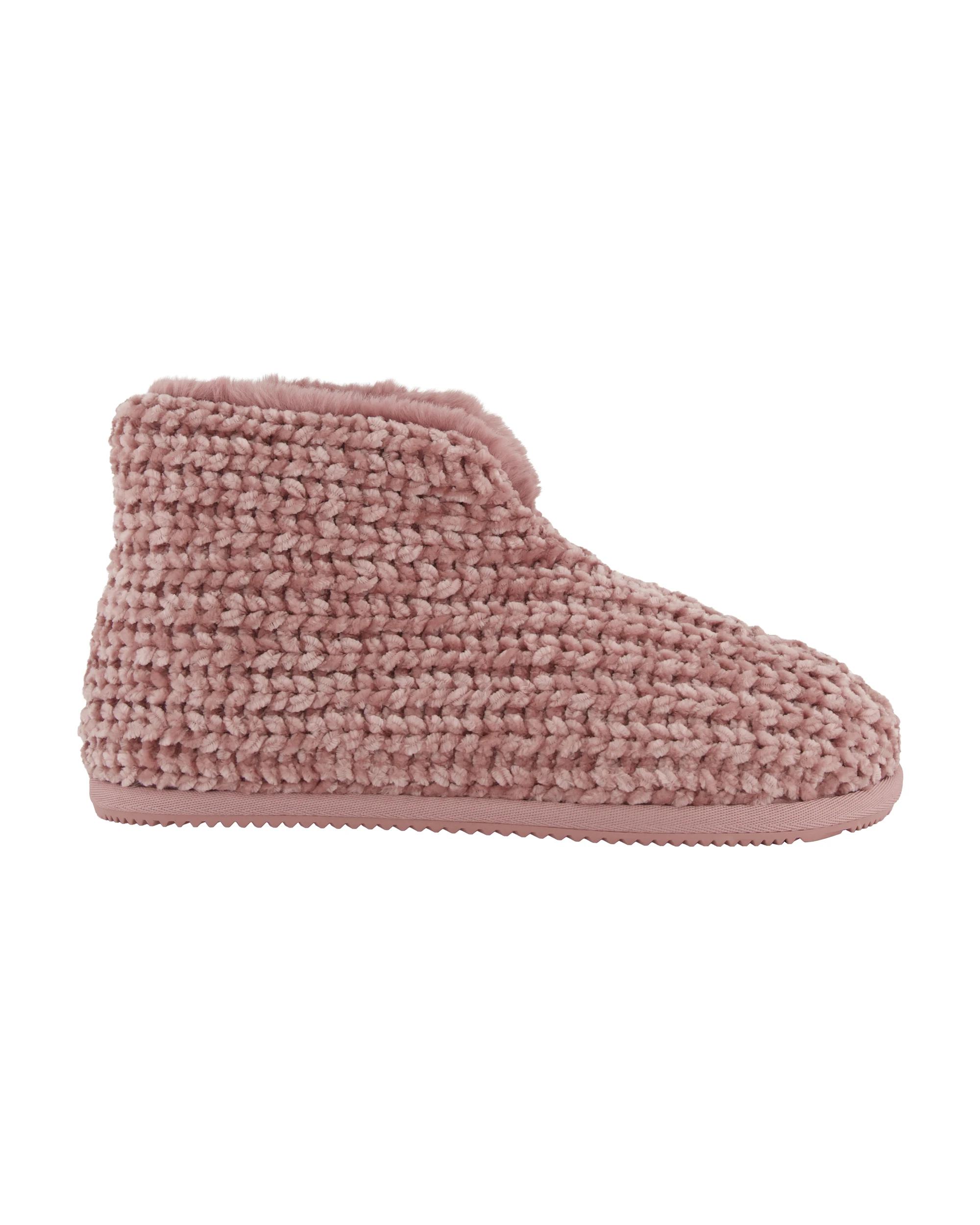 1 Knitted Boots Rose, 1 of 3