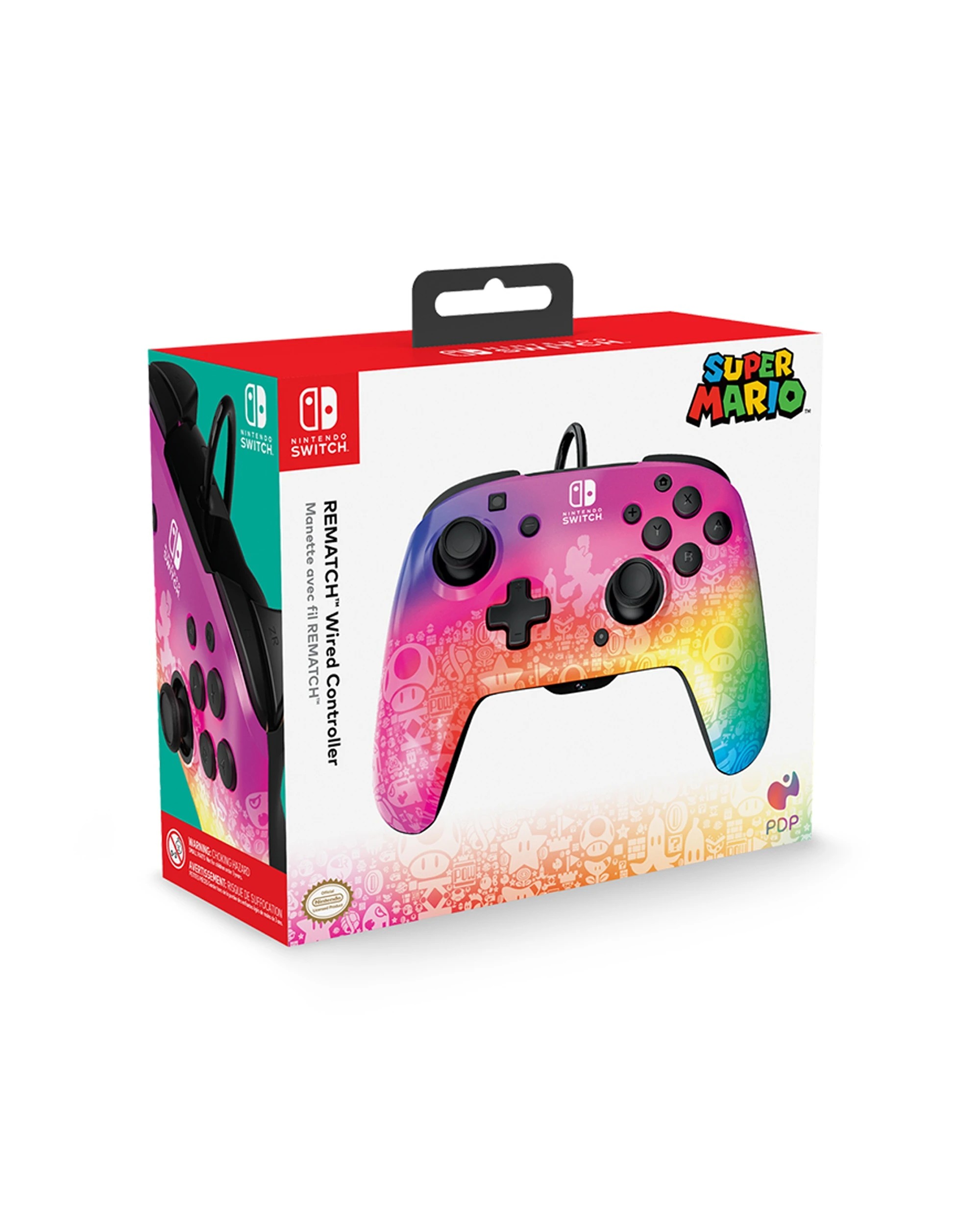 6 Pdp Nintendo Switch Rematch Wired Controller Star Spectrum
 - Multi, 6 of 6