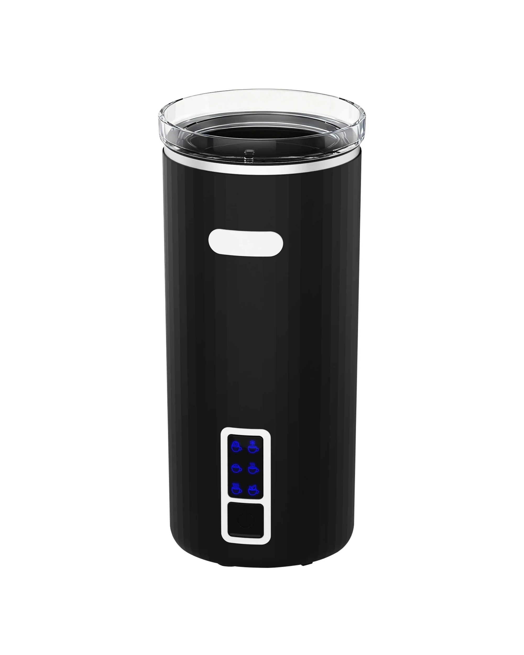 1 Yopower 6-in-1 Compact Electric Milk Frother - Black, 1 of 3