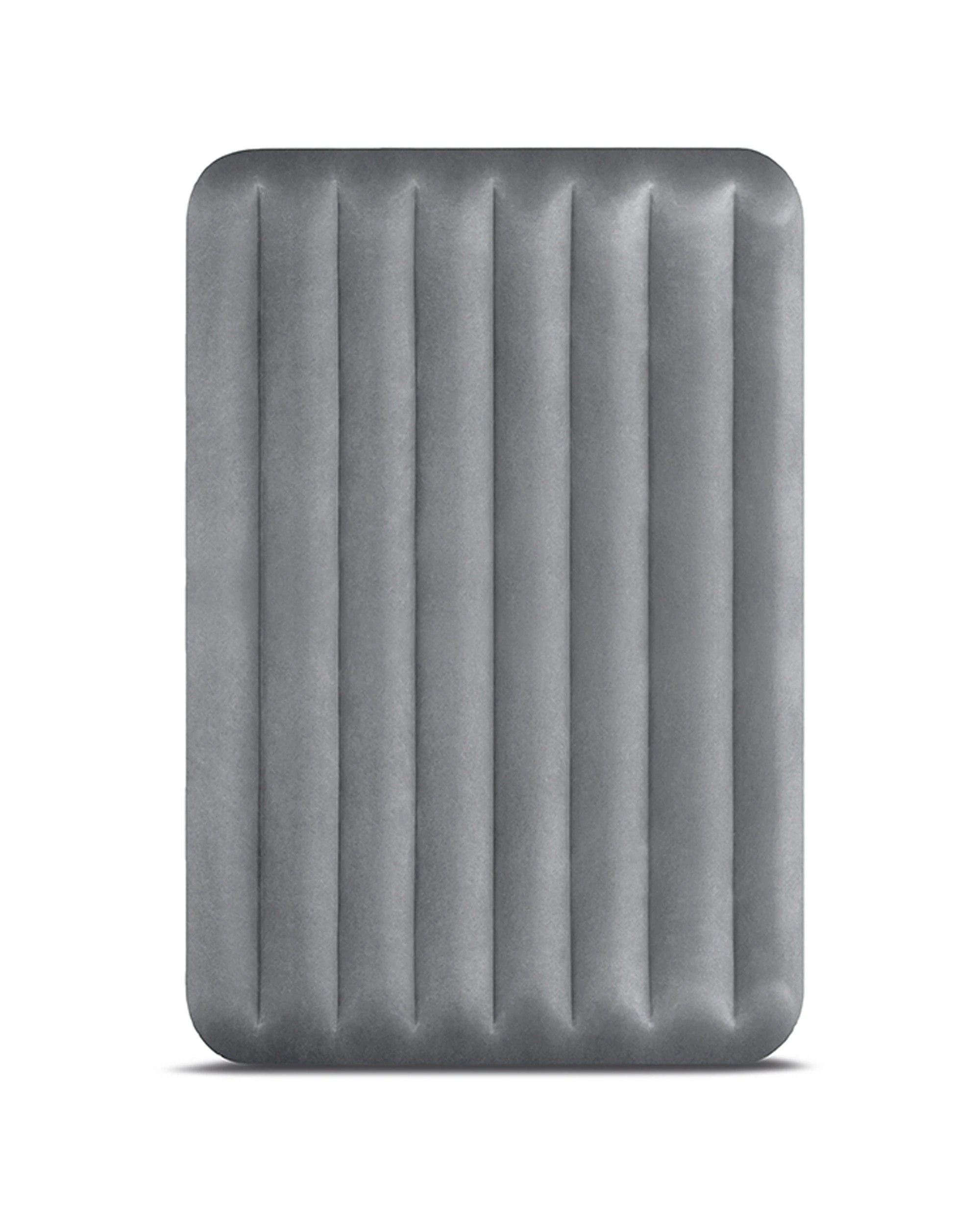 2 Intex Dura-Beam Prestige Inflatable Airbed w/ Built-In USB Pump - Queen Bed - Grey, 2 of 7