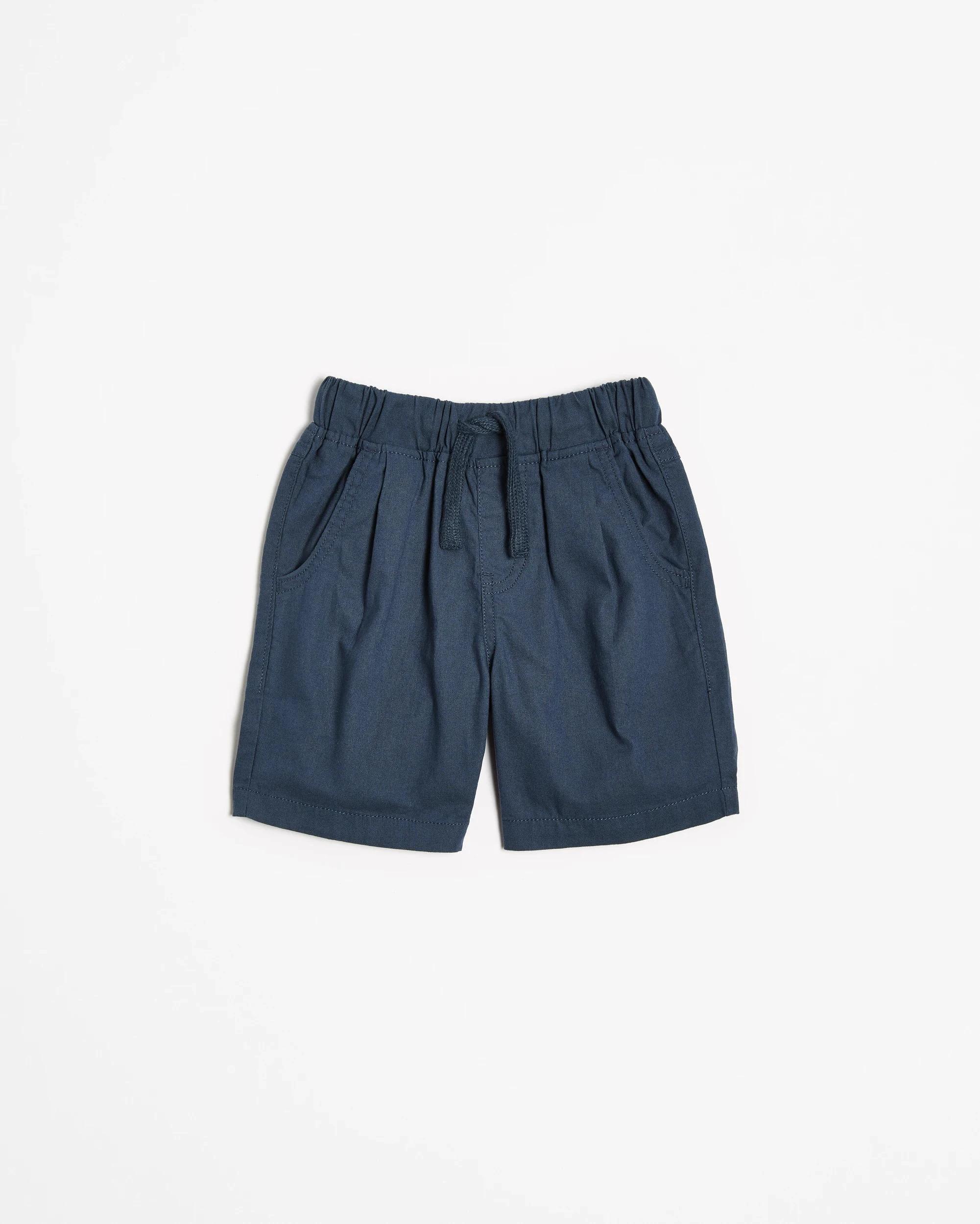 4 Target Australian Cotton Pull On Woven Shorts NAVY, 4 of 5