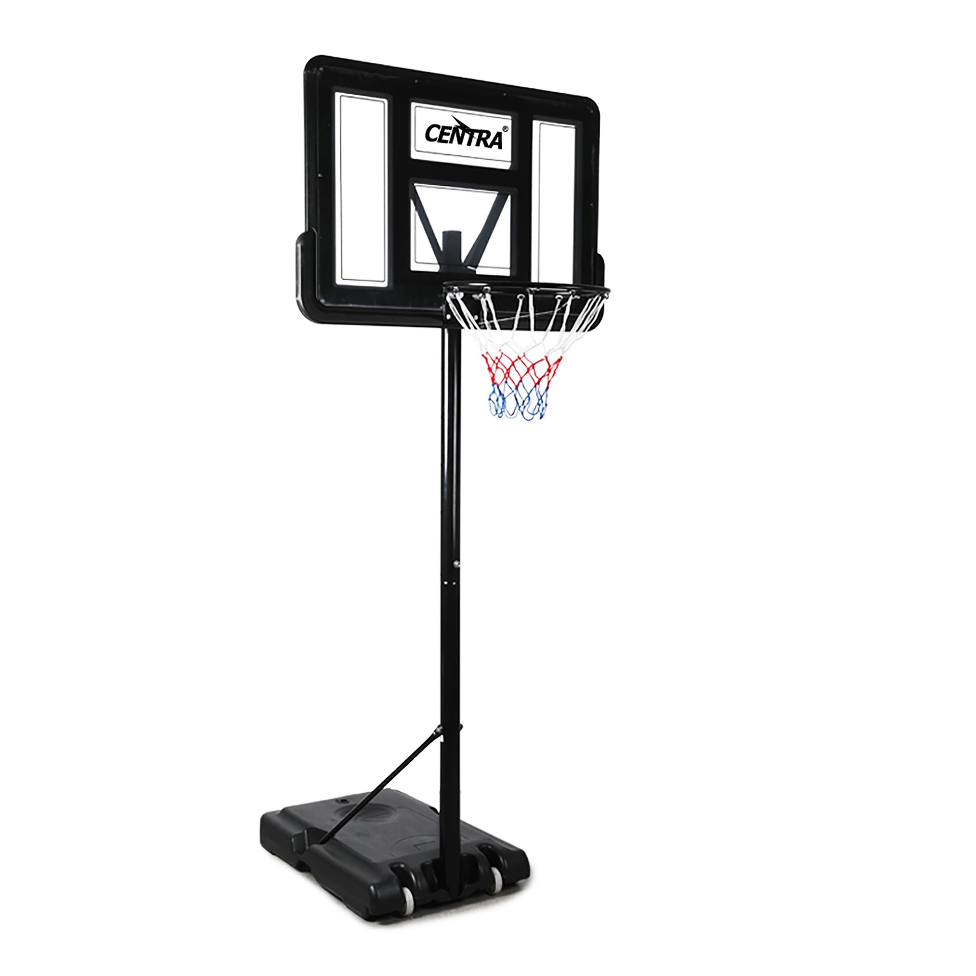 2 Centra Basketball Hoop Stand Portable 1.3-3.05m Height Adjustable Net Ring Adult, 2 of 6