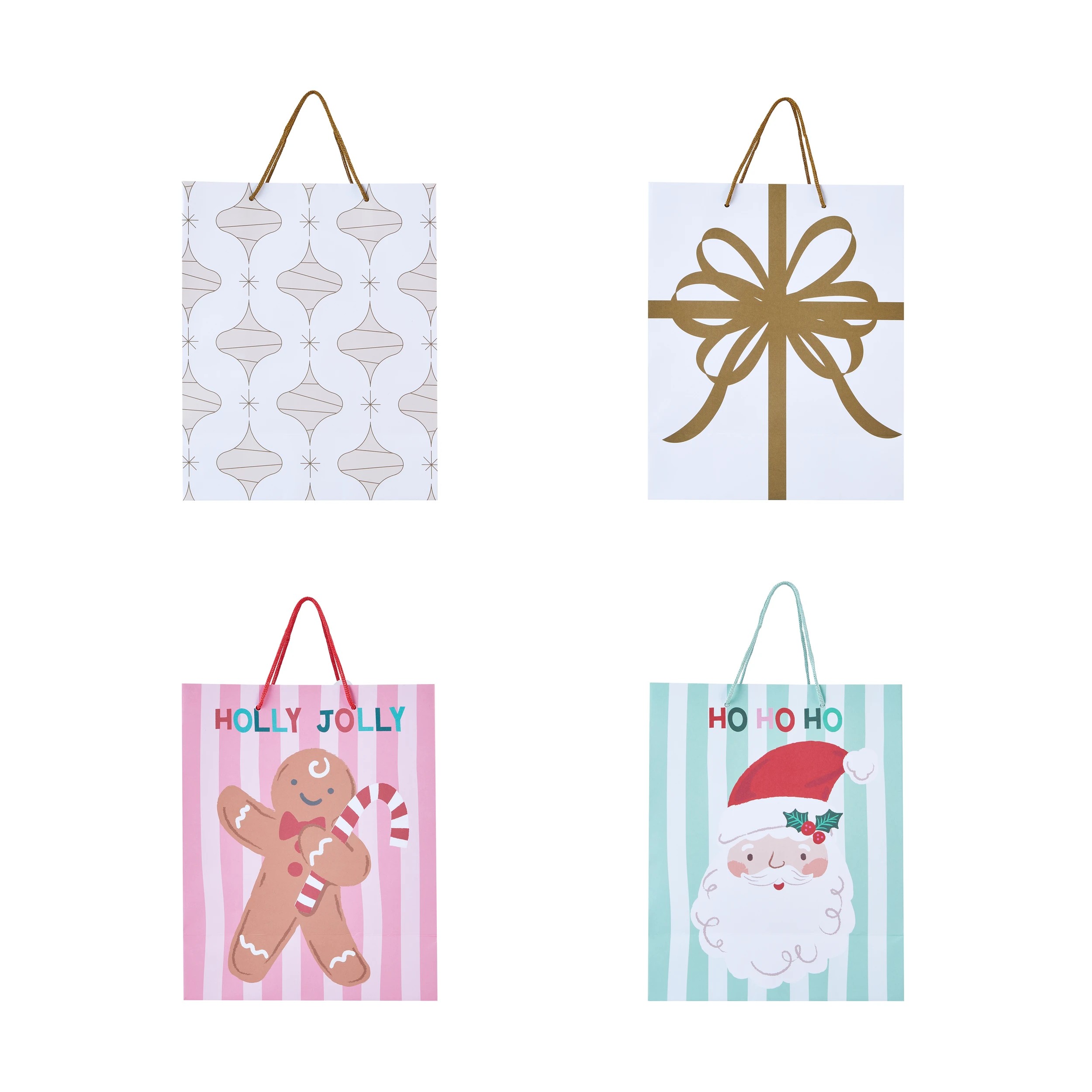 2 2 Pack Christmas Gift Bags - Large, Assorted, 2 of 6