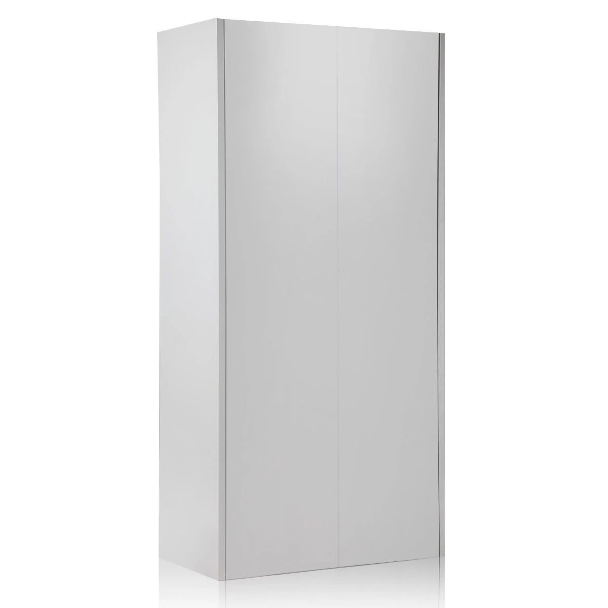 7 Ausway 2 Door Office File Locker Steel Storage Cabinet 180cm Grey White, 7 of 10