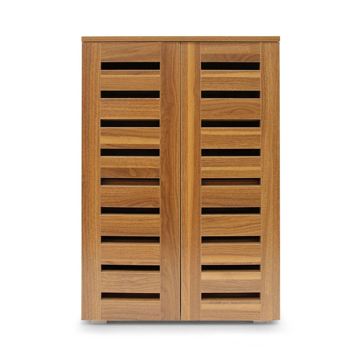 4 Ausway 4 Tier Wooden Shoe Storage Cabinet Rack Shelf for 20 Pairs Shoes, 4 of 7