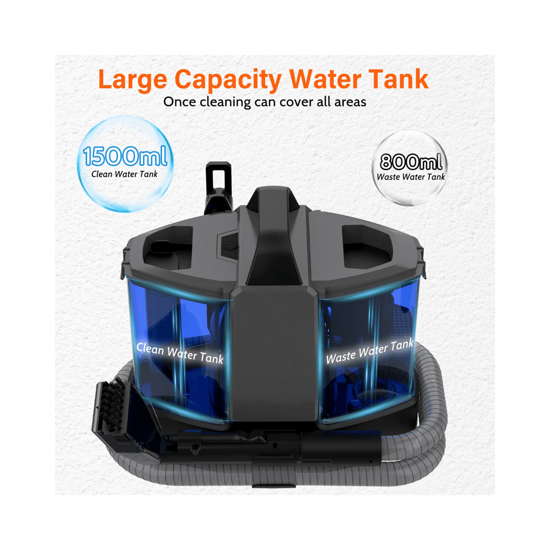 4 Advwin Spotclean, Portable Carpet And Upholstery Cleaner, For Pets, Carpet, Area Rugs, Couches, Upholstery, Car, 4 of 7