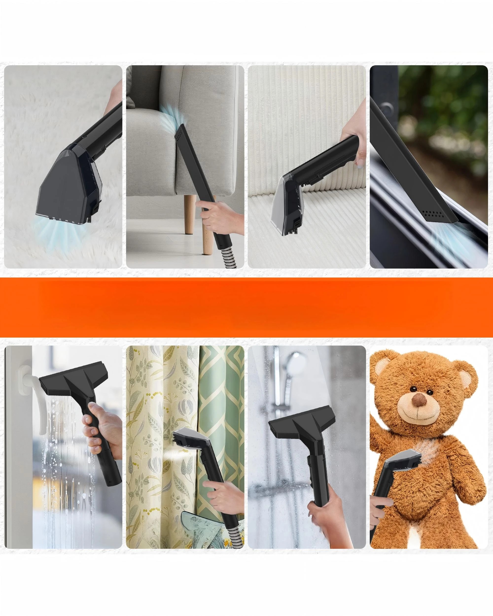 4 Advwin Spotclean, Portable Carpet And Upholstery Cleaner, For Pets, Carpet, Area Rugs, Couches, Upholstery, Car, 4 of 7