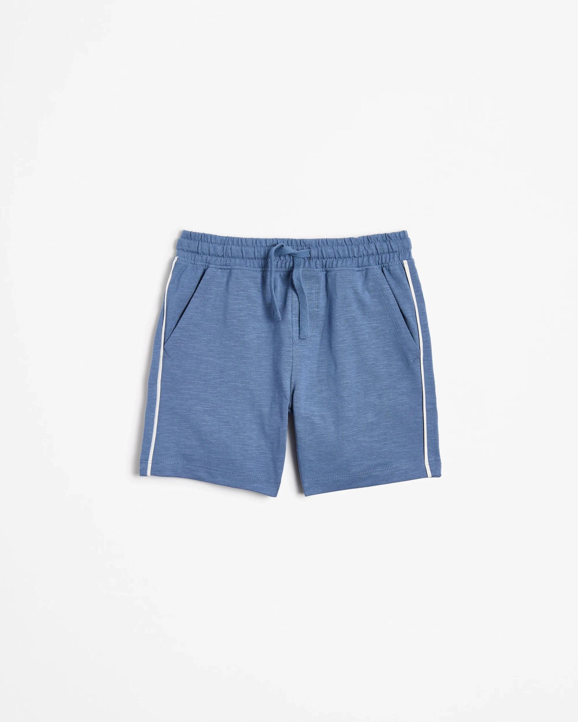 4 Target Australian Cotton Side Stripe Shorts BLUE, 4 of 5