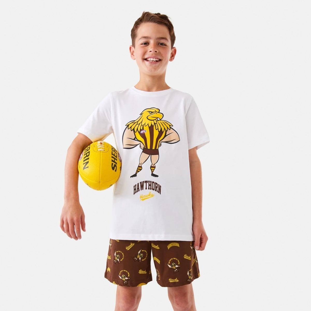 5 Active Kids AFL Pyjama Set Hawthorn, 5 of 10