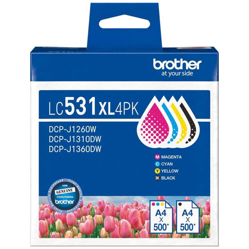 1 Brother LC531XL Ink Cartridge Value Pack, 1 of 1