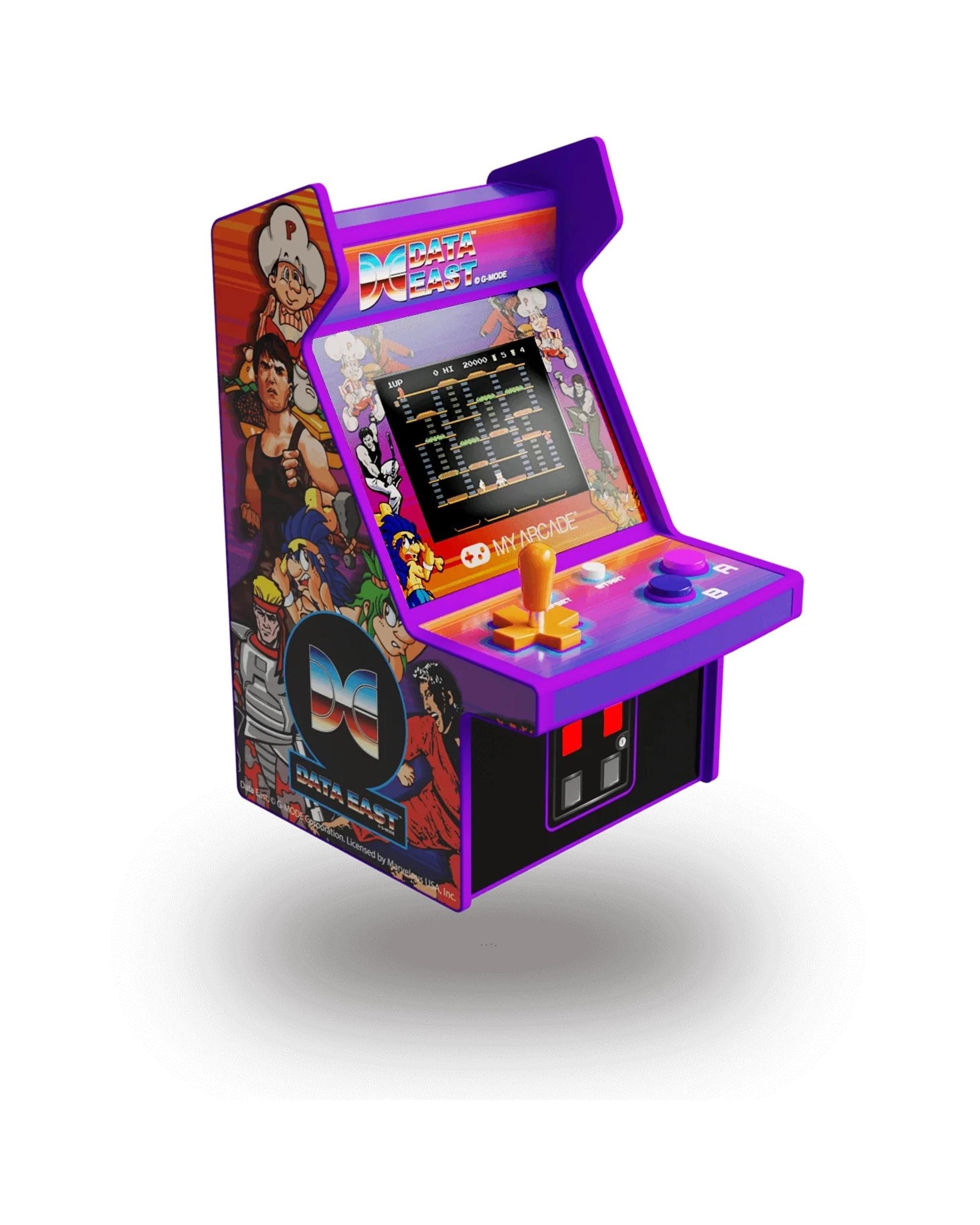 3 MyArcade Micro Player Data East Hits 308 Games in 1 Collectible Retro Arcade Cabinet, 3 of 4