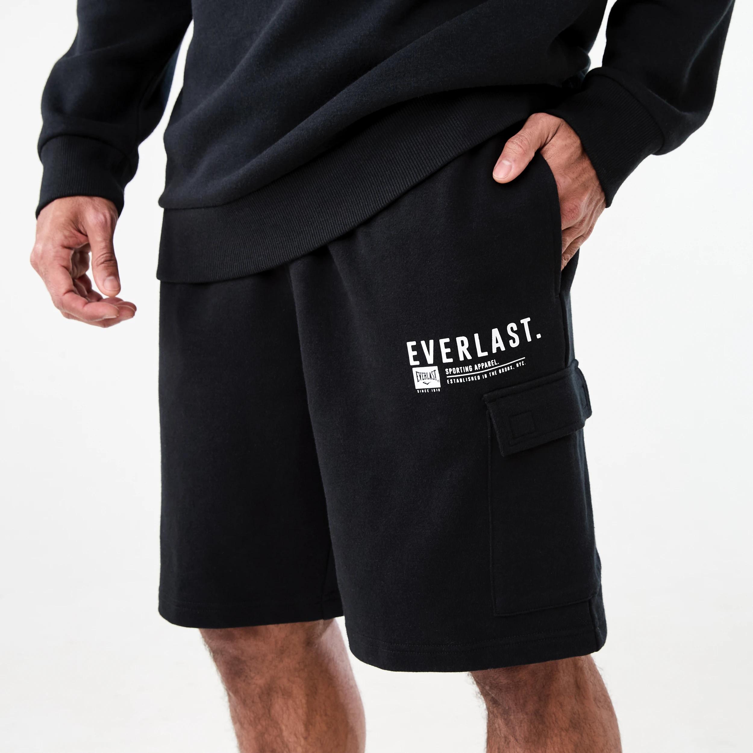 1 Everlast Mens Street Shorts Black, 1 of 9