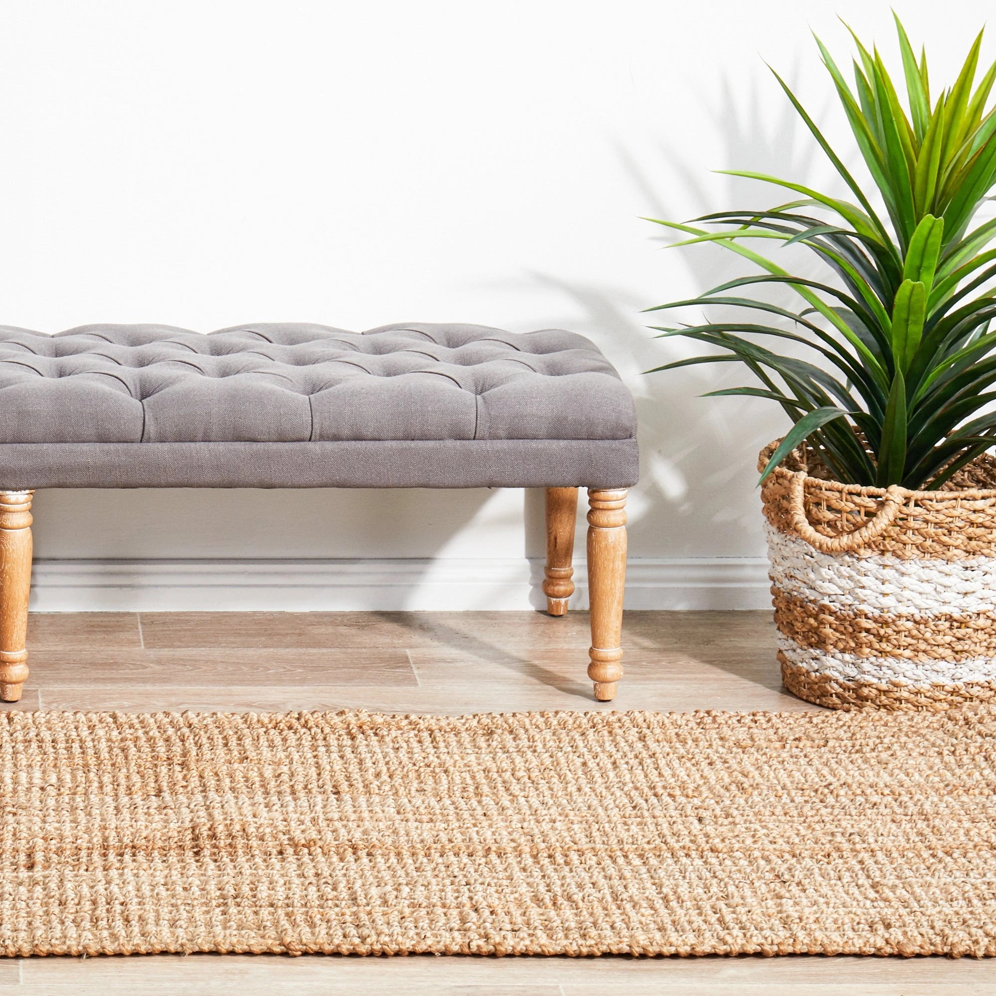 4 Common Ground Rugs Solace 25 400x80cm - Natural, 4 of 9