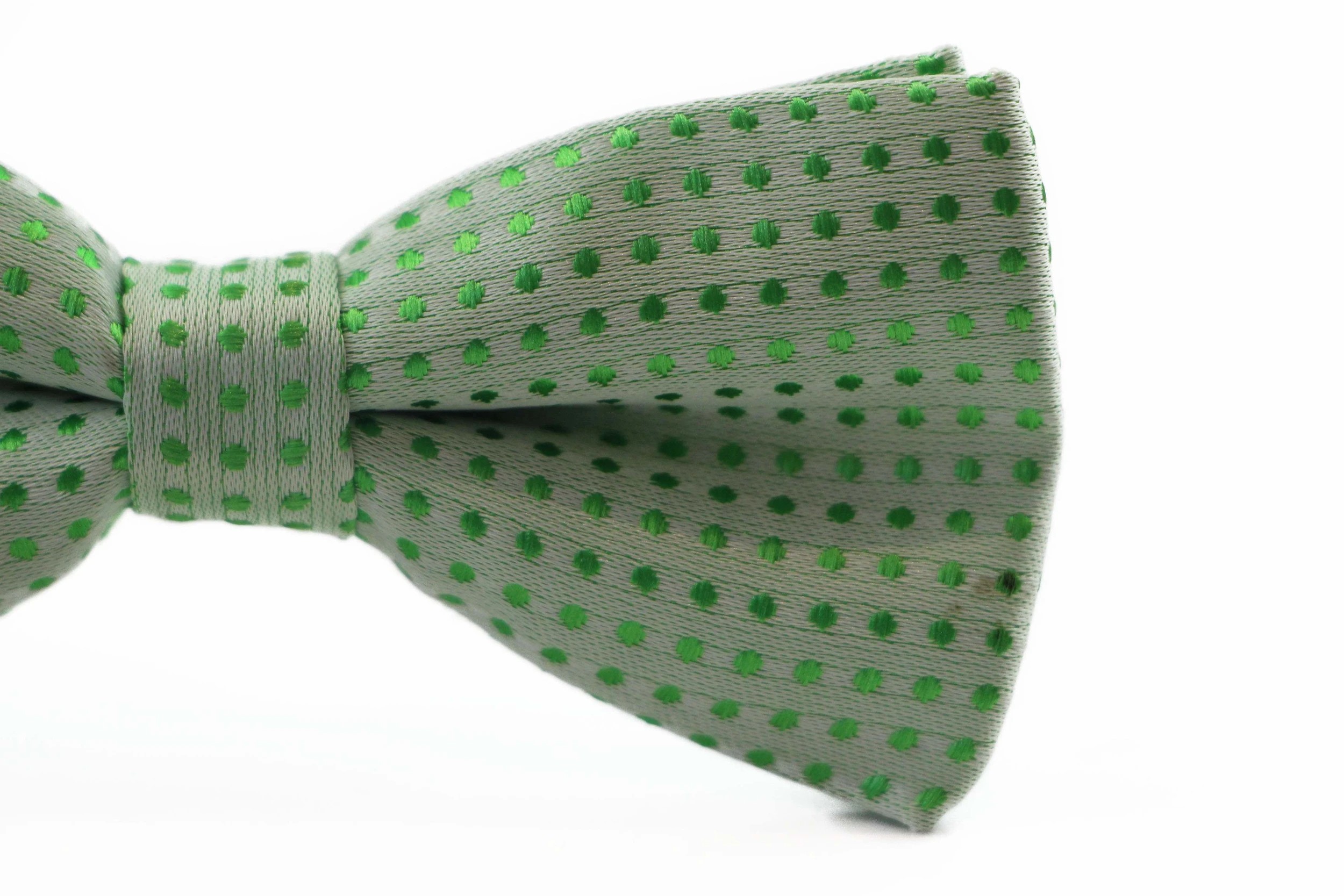 3 Zasel Boys Light Green Polka Dot Pattern Bow Tie - Green, 3 of 5