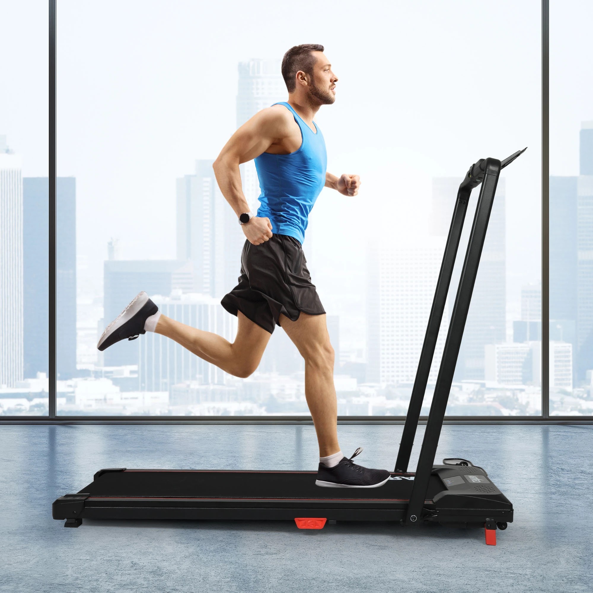 8 Centra Electric Treadmill Walking Pad Remote Control Foldable Handrail Fitness, 8 of 9