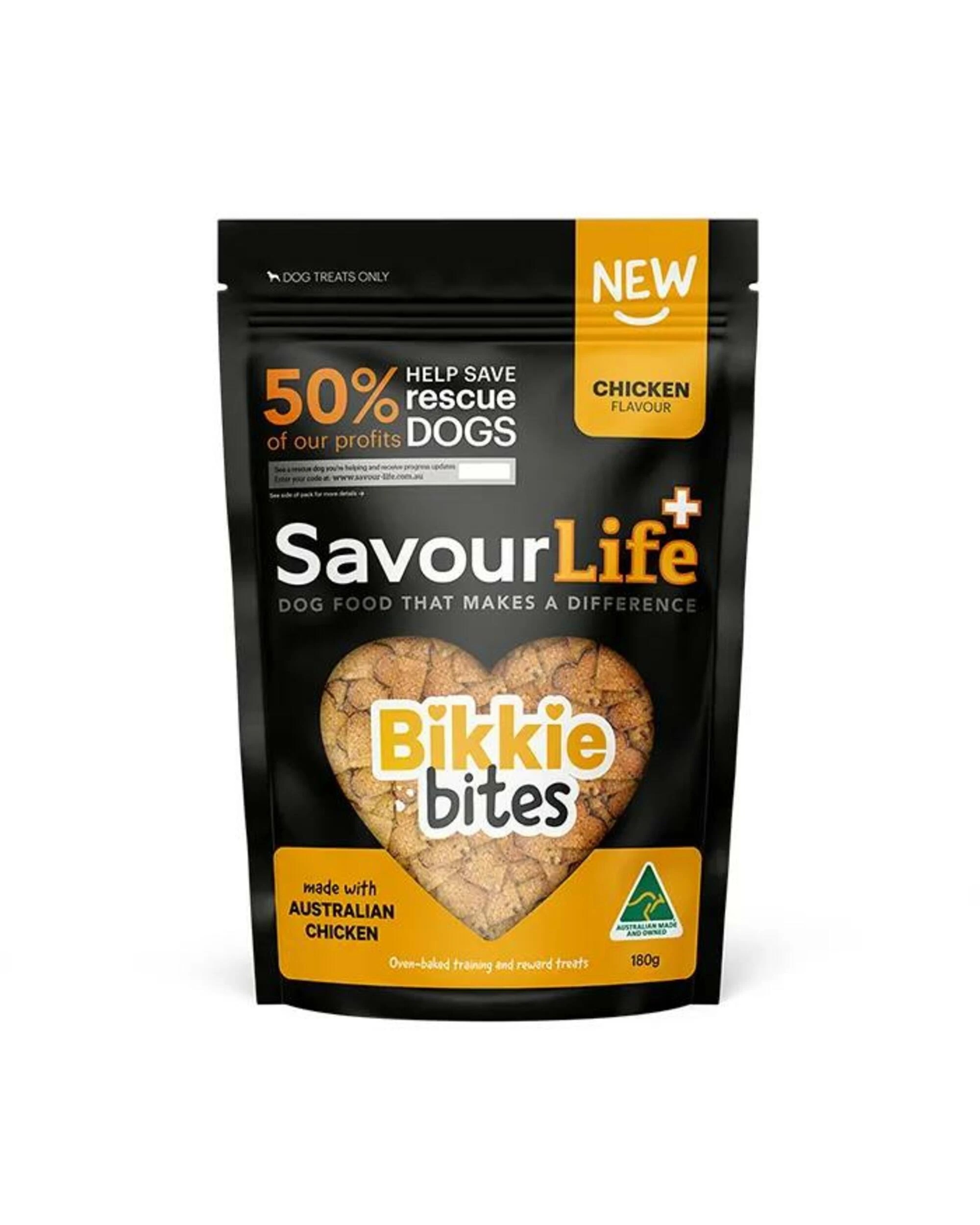 1 Savourlife Peanut Butter Flavour Bikkie Bites 180g, 1 of 1