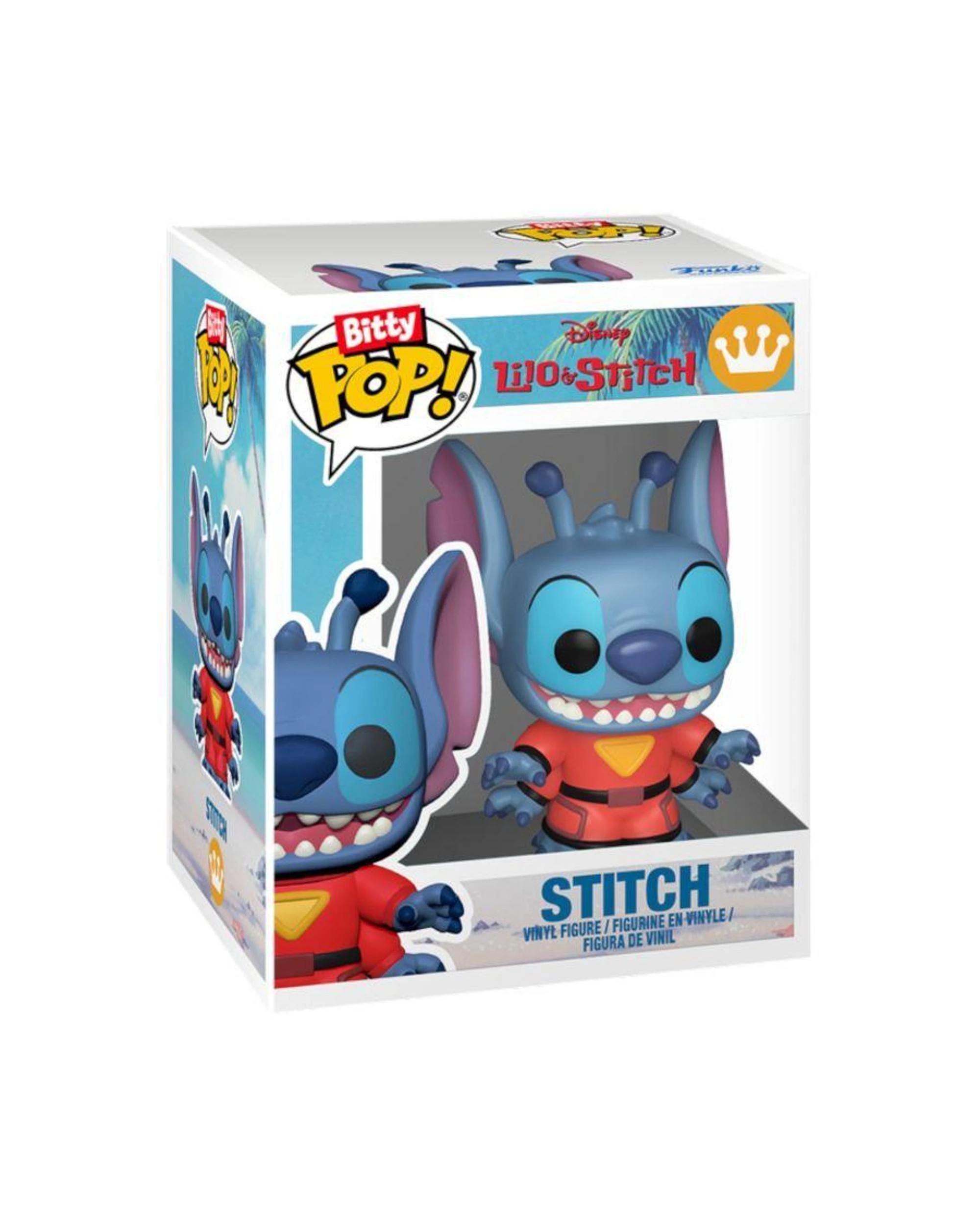 2 Disney Lilo and Stitch 626 Stitch Bitty POP! Vinyl with Keychain Case, 2 of 3