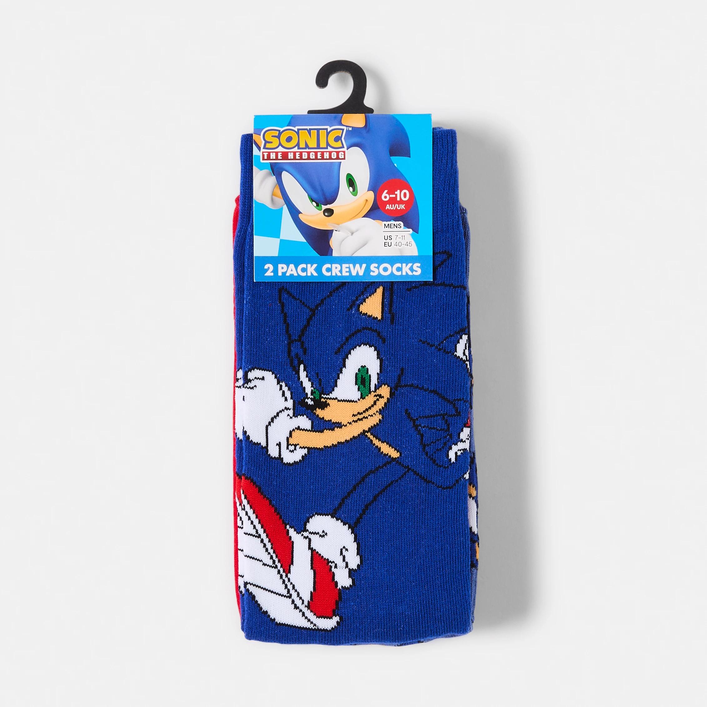 3 2 Pack Sonic License Socks 2PK SONIC, 3 of 3