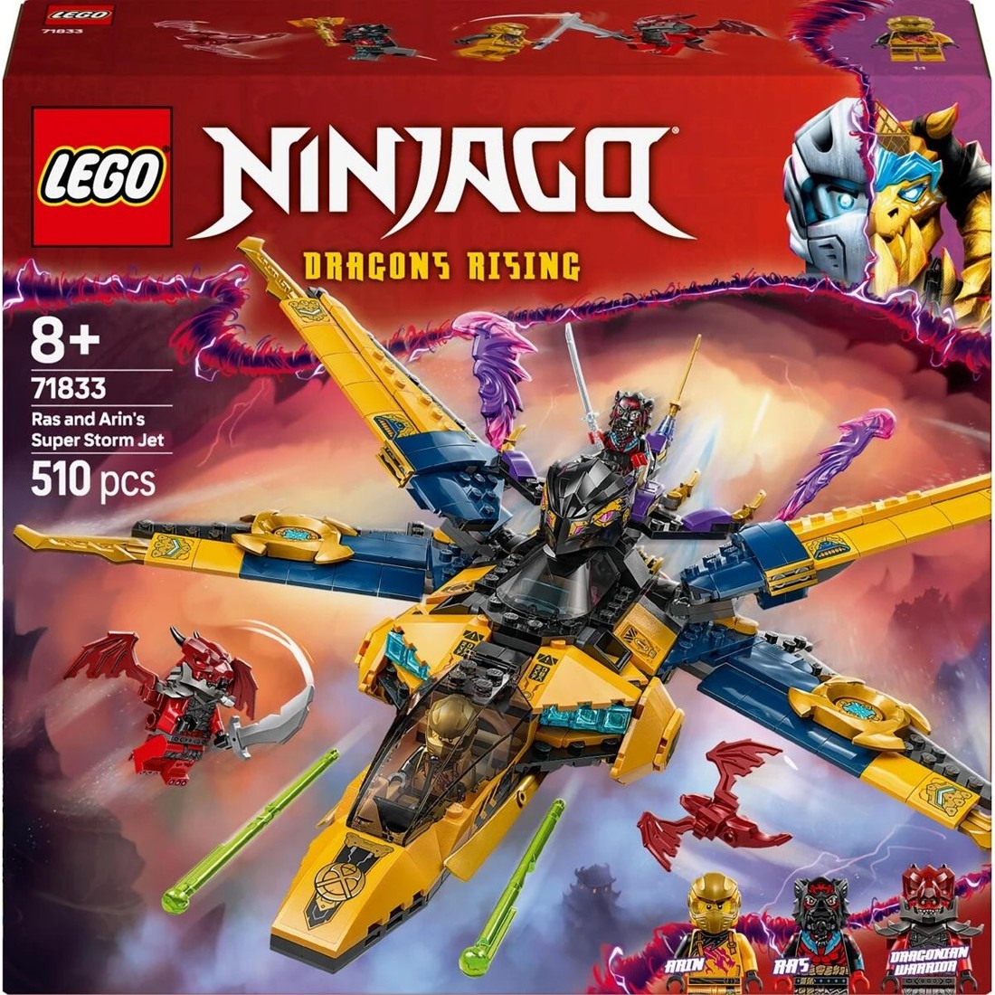 1 LEGO NINJAGO Ras and Arin's Super Storm Jet 71833, 1 of 10