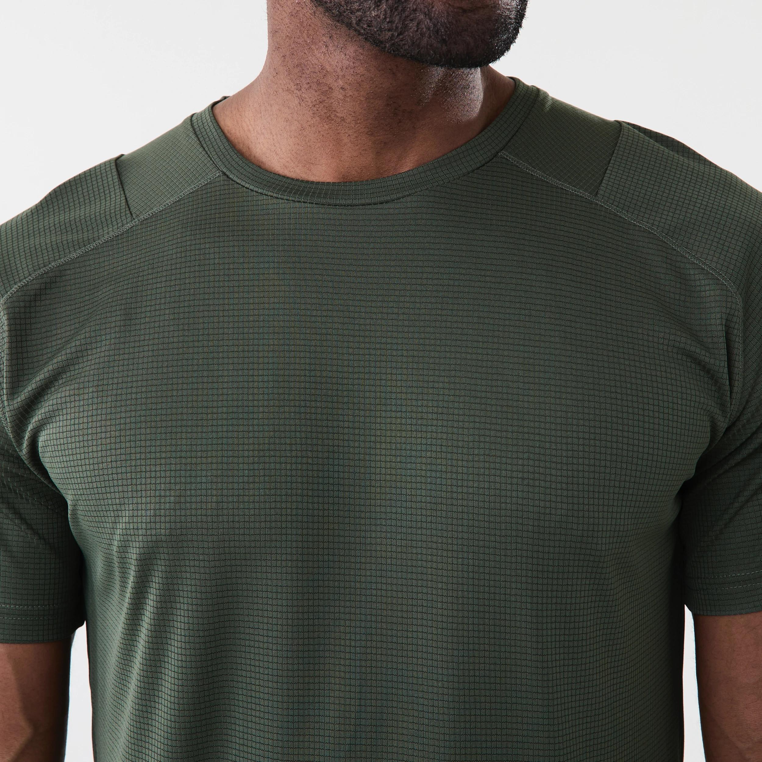 5 Active Mens Performance T-shirt DEEPEST GREEN, 5 of 7