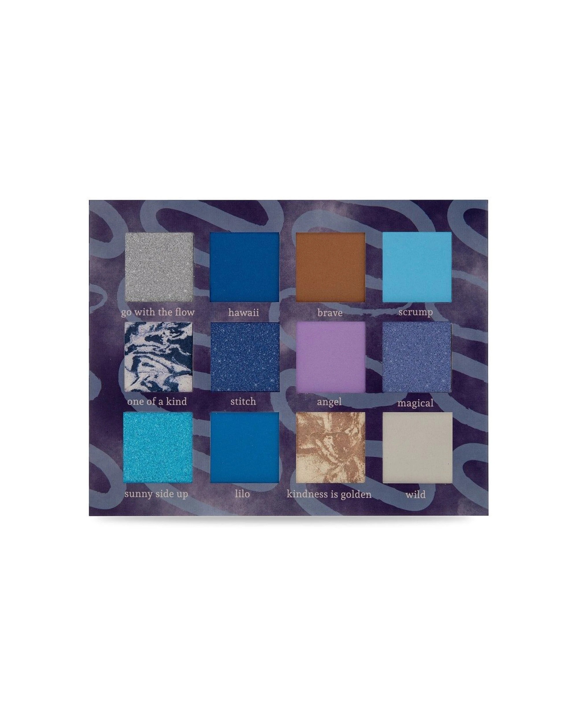 2 DISNEY 12pc Stitch Denim Pigmented Eyeshadow Makeup Palette 30g - Blue, 2 of 5
