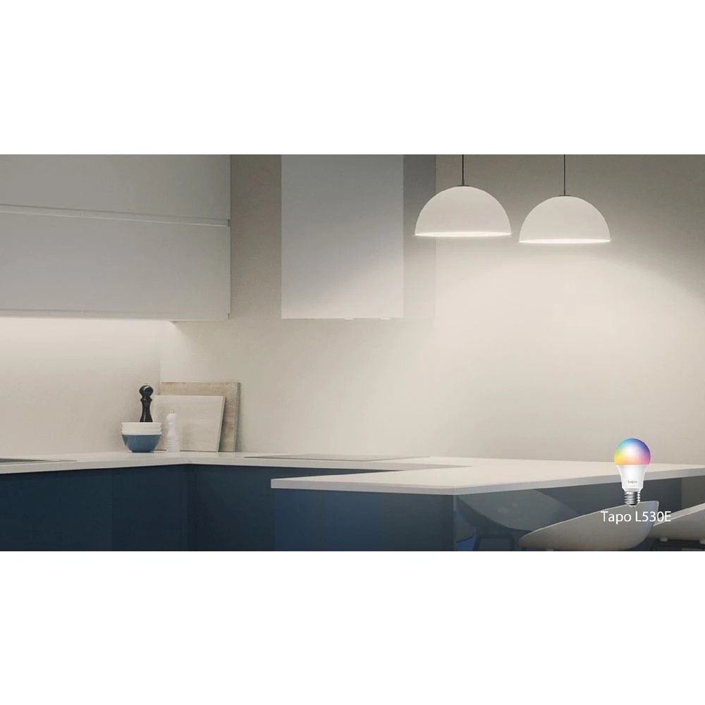 2 TP-Link Tapo Multicolour WiFi Matter Smart Bulb E27 Base, 2 of 4