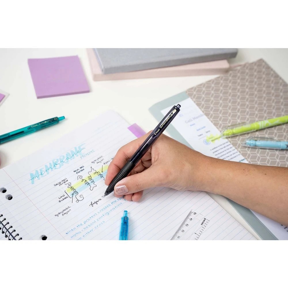 7 PILOT Super Grip G Retractable Ballpoint Pen 0.7mm Asst 4Pk, 7 of 8