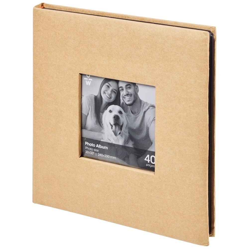 1 Officeworks 6x4 Photo Album Kraft 40 Pocket, 1 of 4