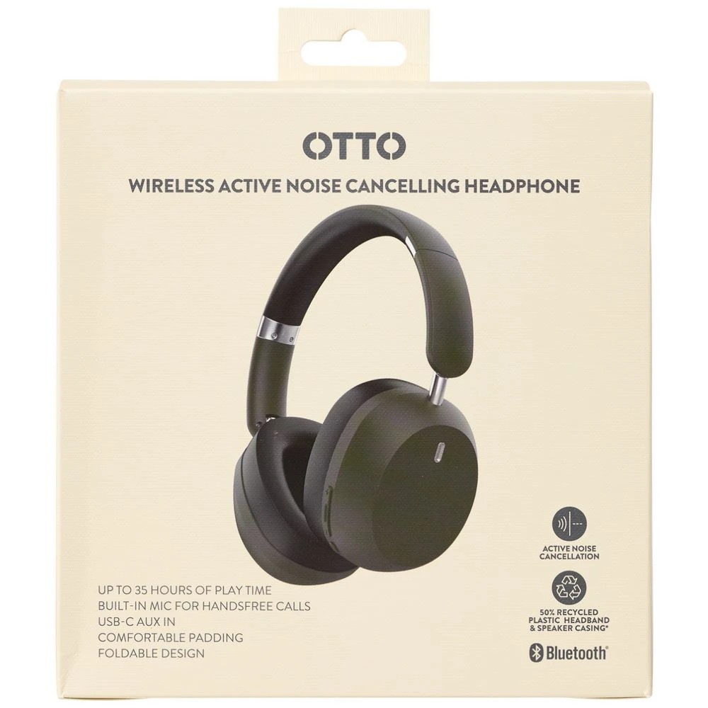 5 Otto On The Go Wireless ANC Headphones Green, 5 of 6