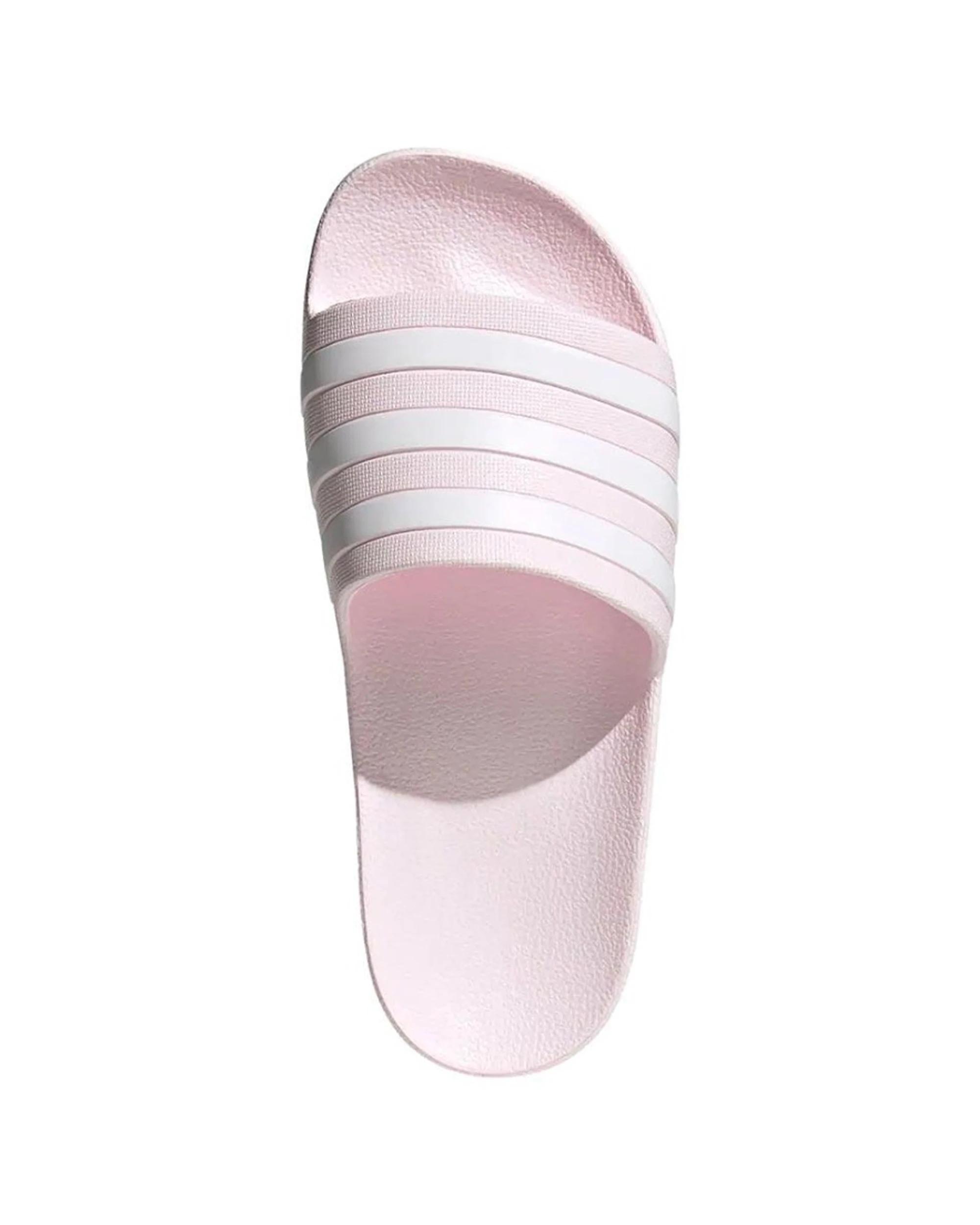 5 Adidas Adilette Aqua Slides Lightweight Quick Dry PINK/WHITE, 5 of 6