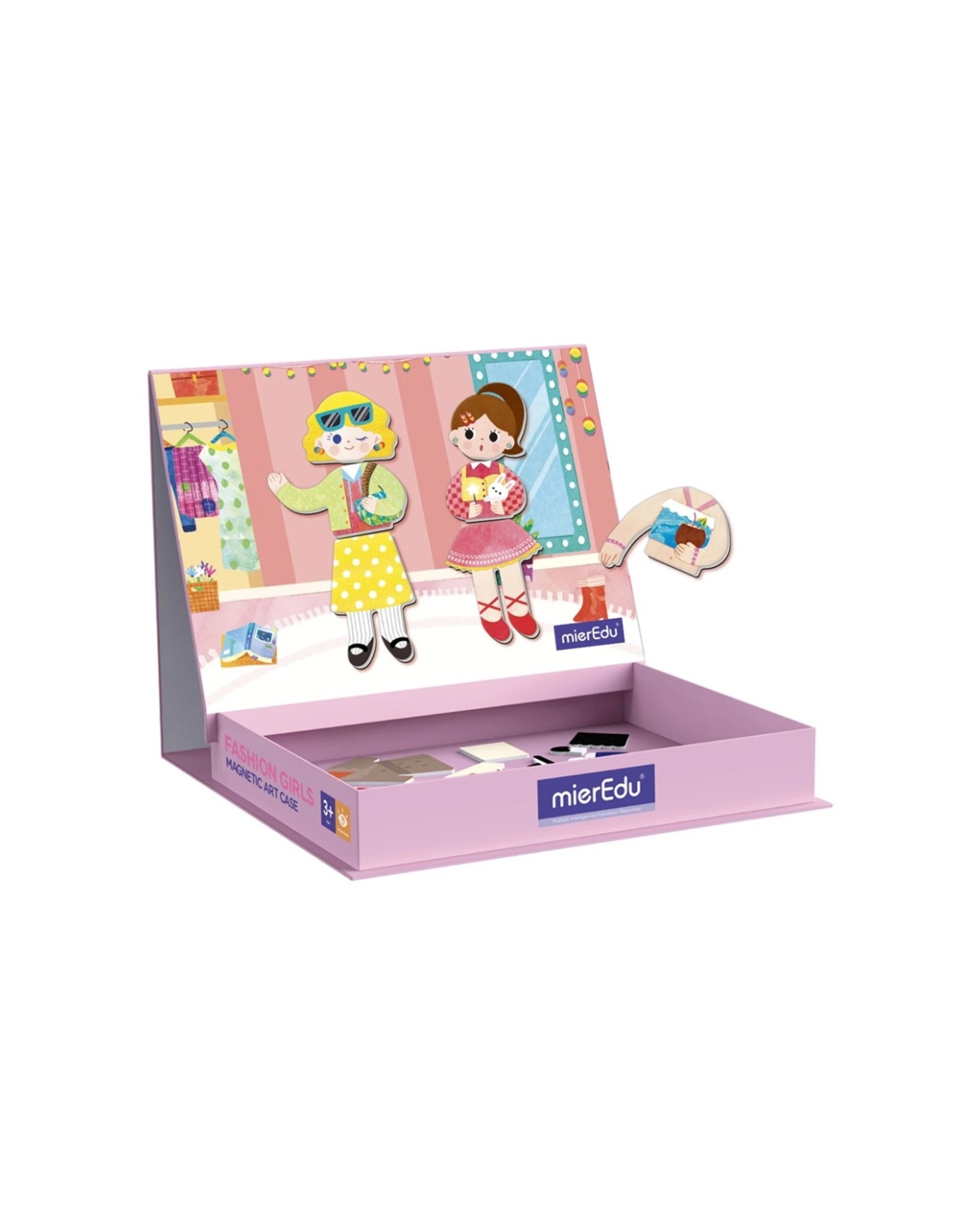 1 Mieredu Magnetic Art Case Fashion Girls Kids Creative Activity, 1 of 2