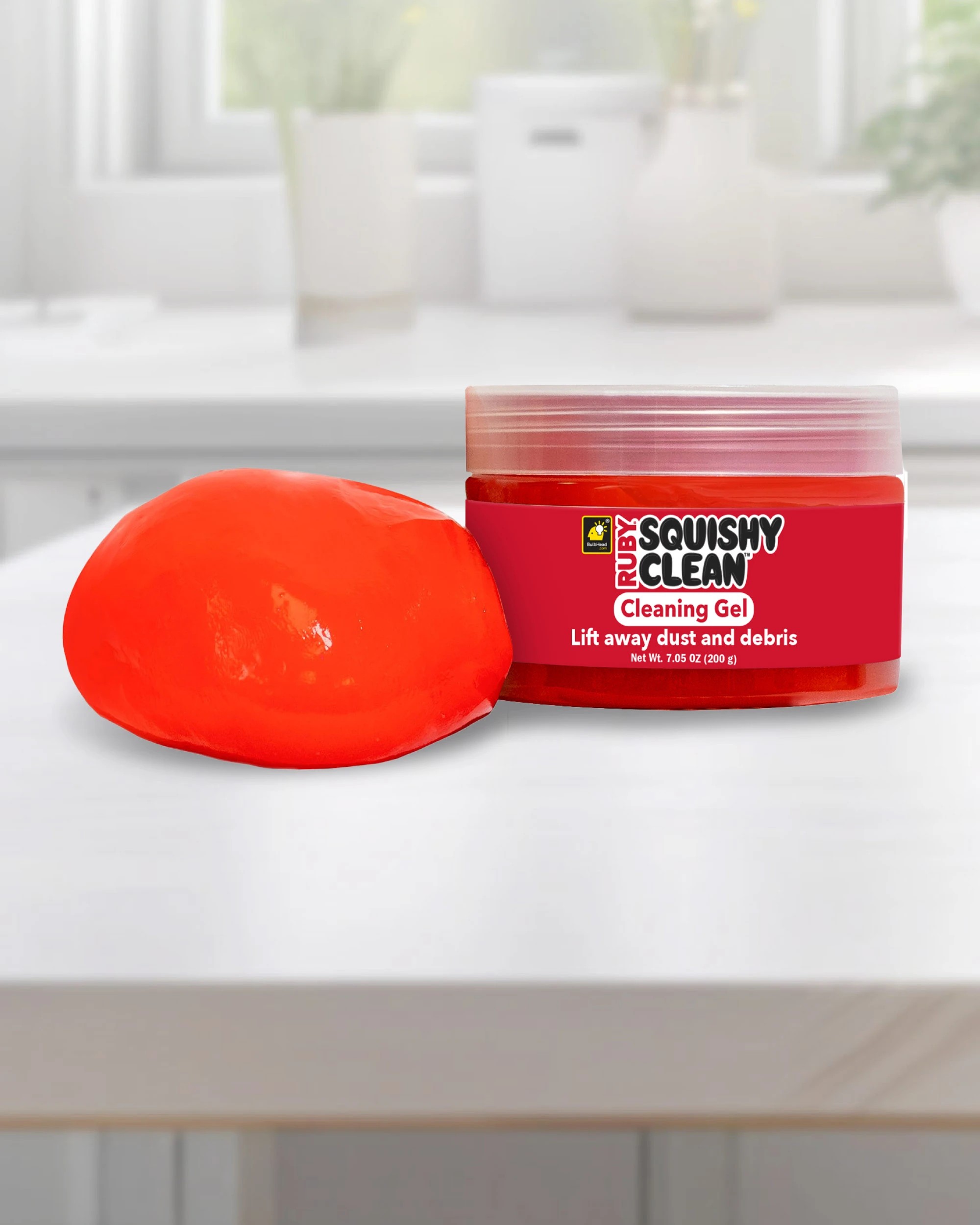 2 Global Shop Direct Ruby Squishy Clean Multi-Purpose Reusable Cleaning Gel, 2 of 6