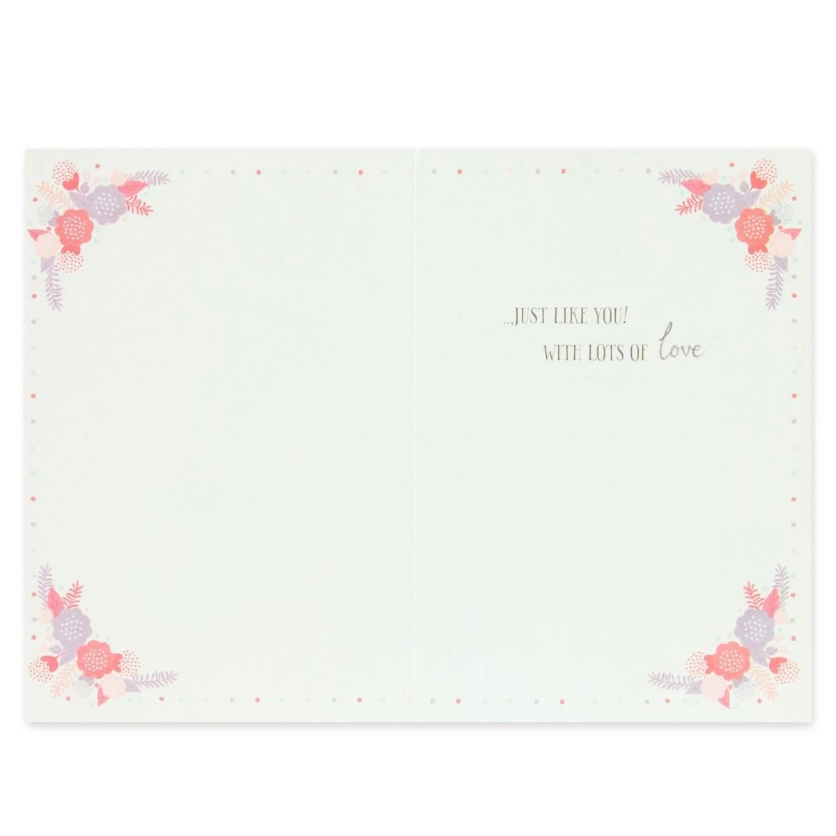 2 Connections from Hallmark Birthday Card For Daughter - Floral Fox, 2 of 3