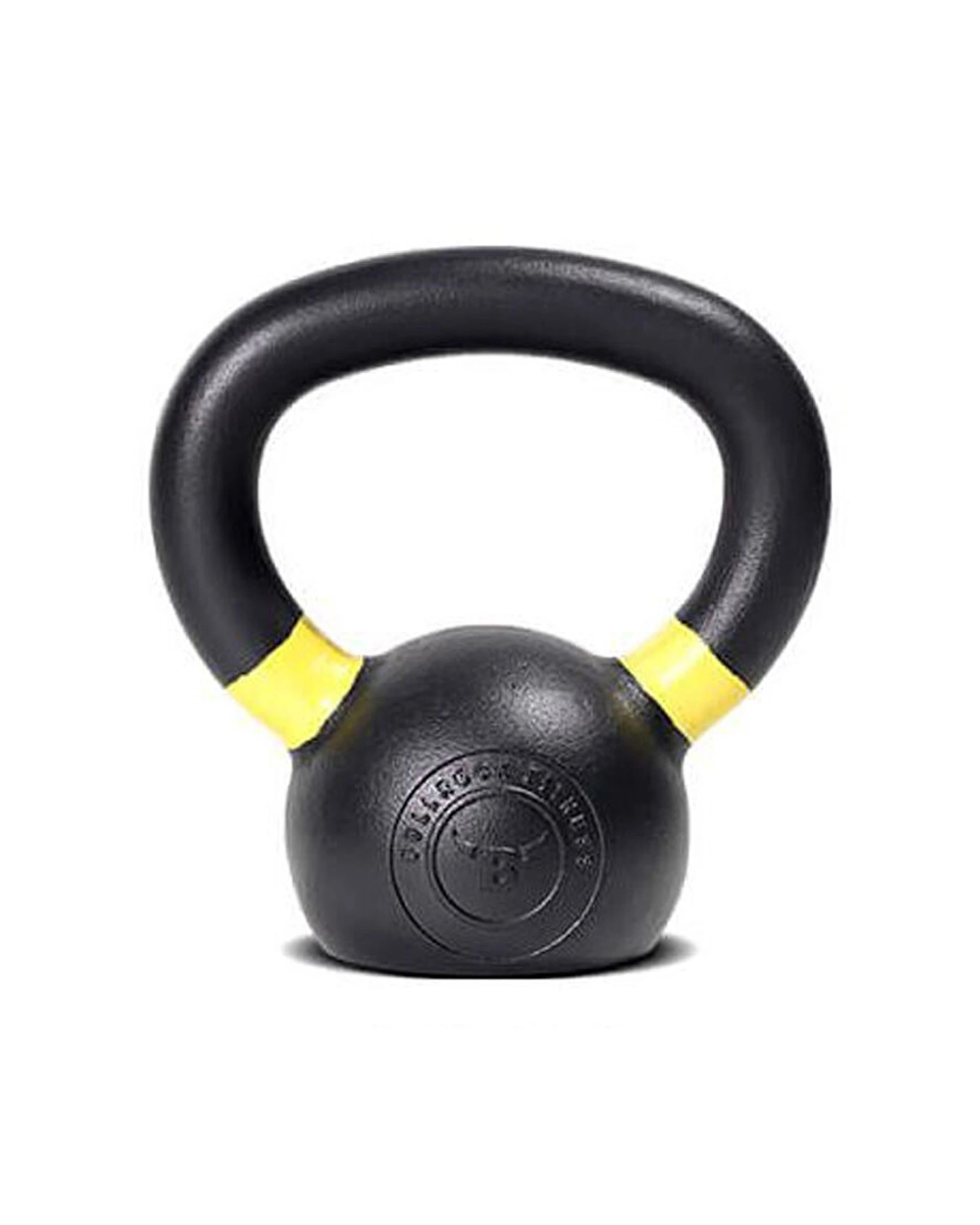 1 Bodyworx Premium Cast Iron Kettlebell 4kg Strength Training Flat Bottom - Black, 1 of 1
