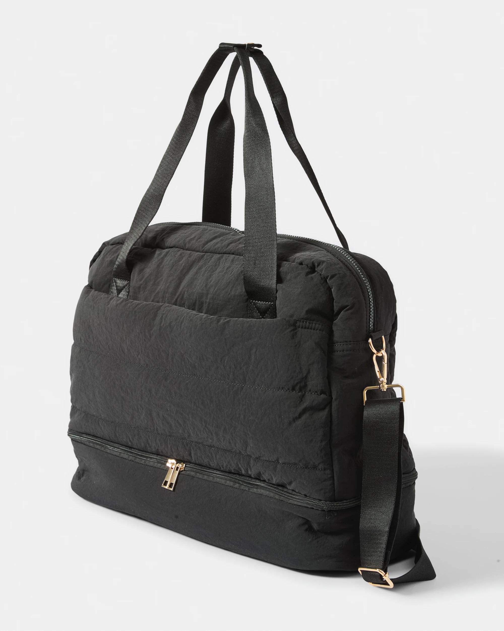 2 Padded Weekender Bag Black, 2 of 7