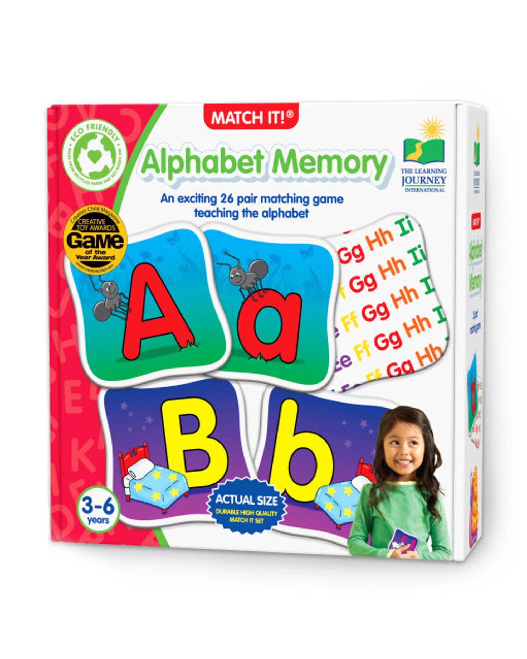 1 Learning Journey Match It Memory Alphabet, 1 of 6