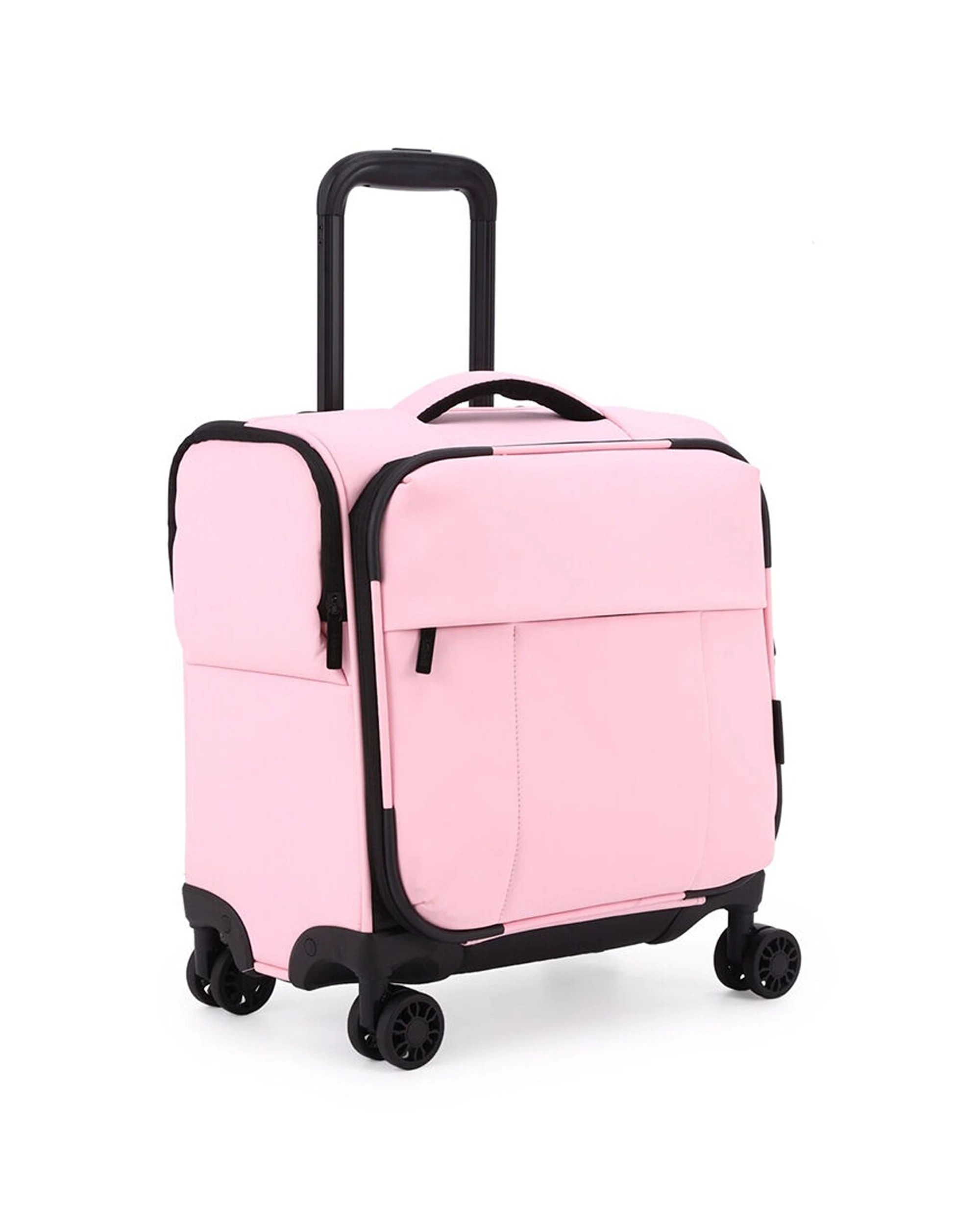3 Kate Hill Willow Travel Luggage Mini Carry-On Bag Suitcase Lightweight - Pink, 3 of 9
