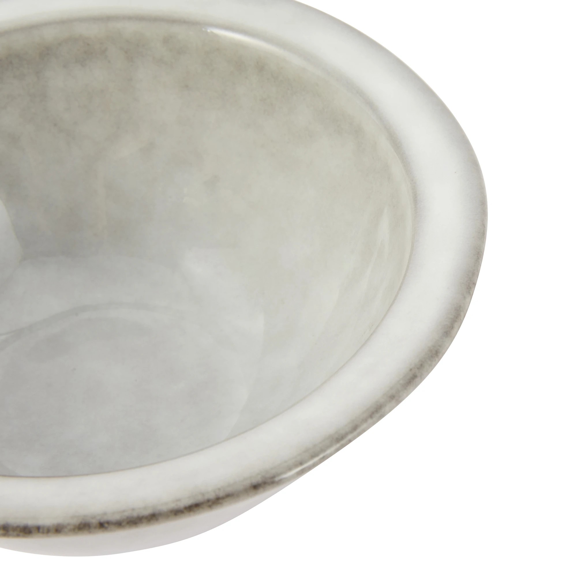 2 Grey Rim Small Bowl, 2 of 4